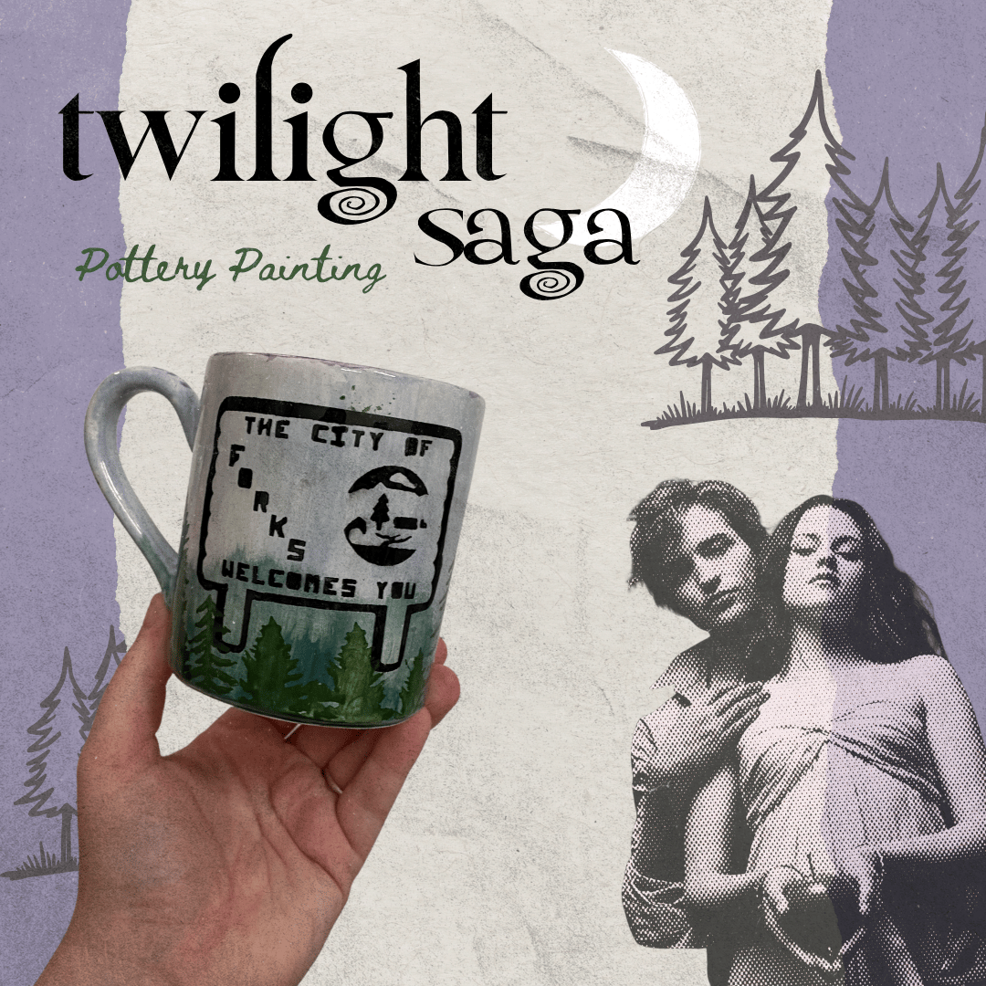 Twilight saga Pottery Painting