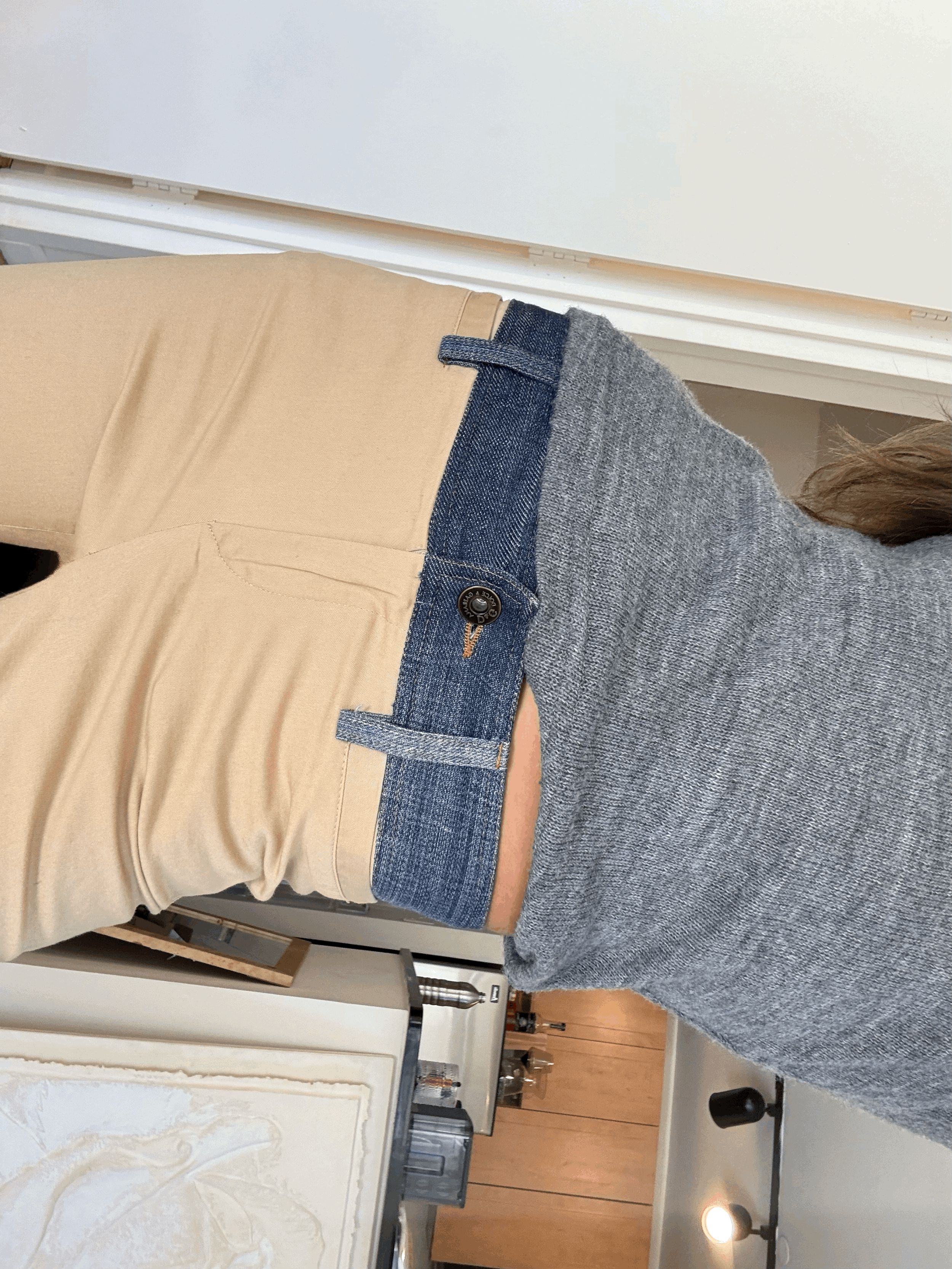 dolce and gabbana colorblock pant