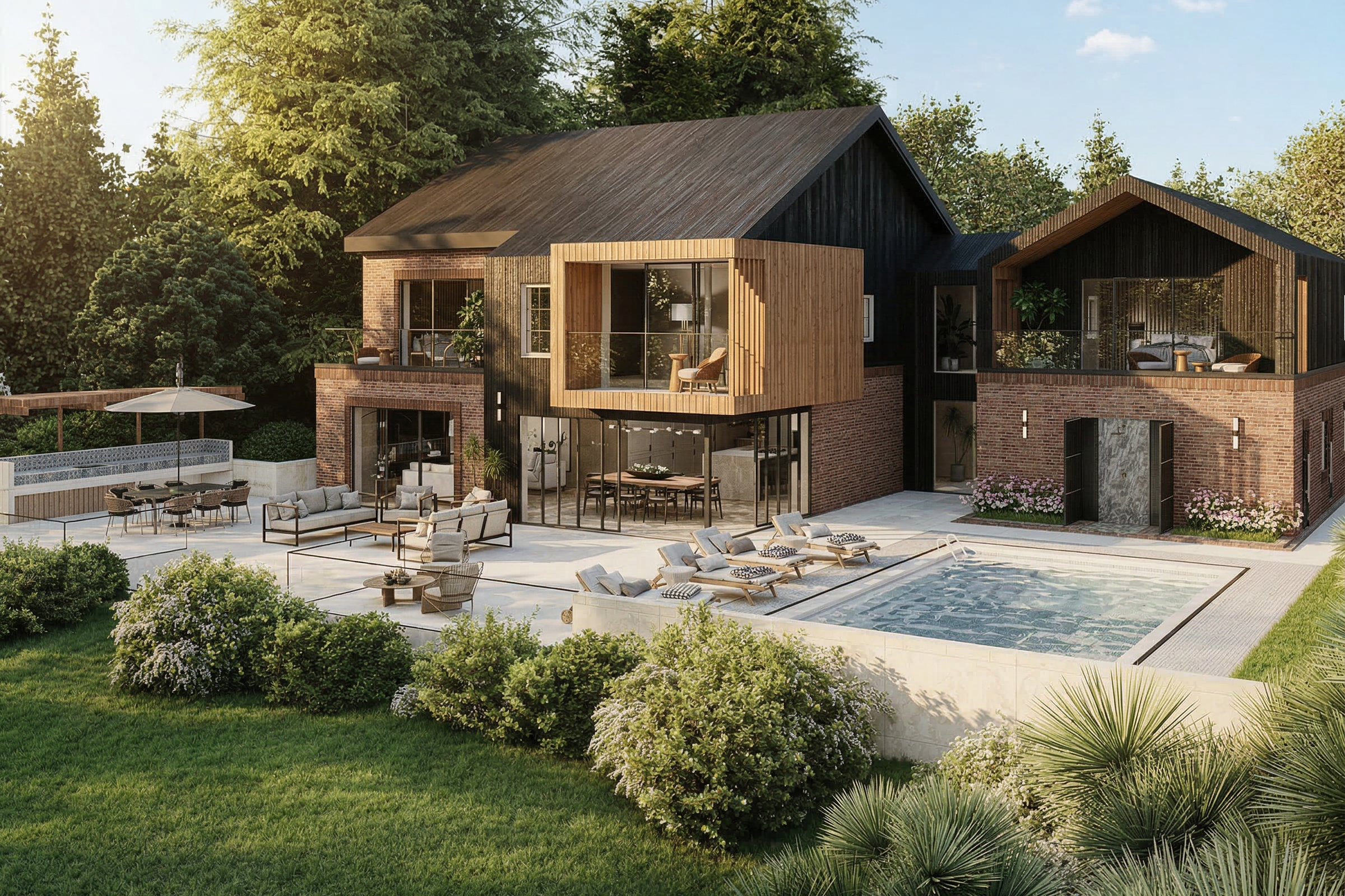  The Paddock — ICF contemporary new build, Dinas Powys, Vale of Glamorgan | Blackbrick Studio