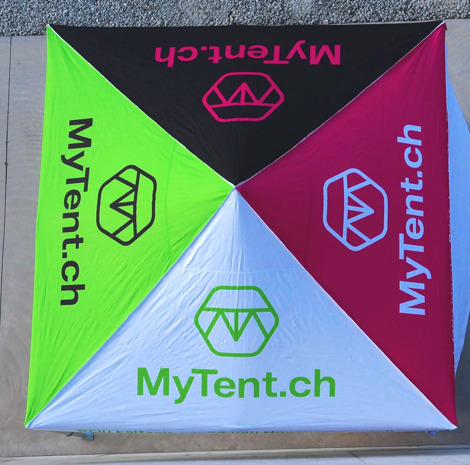 Zelt 3x3m: Ihr neuer Werbeträger