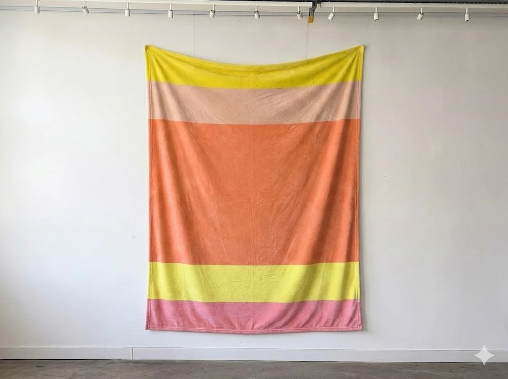 Color Block Blanket | Color: Sundress/Makeup (100% Polyester | 60" x 80")