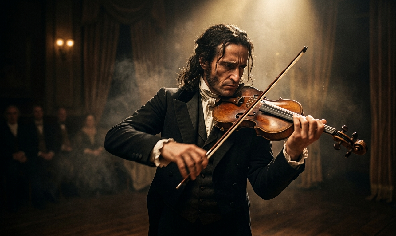 Paganini playing caprice 24
