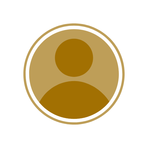 Generic user profile icon with a brown silhouette of a person inside a circular frame.