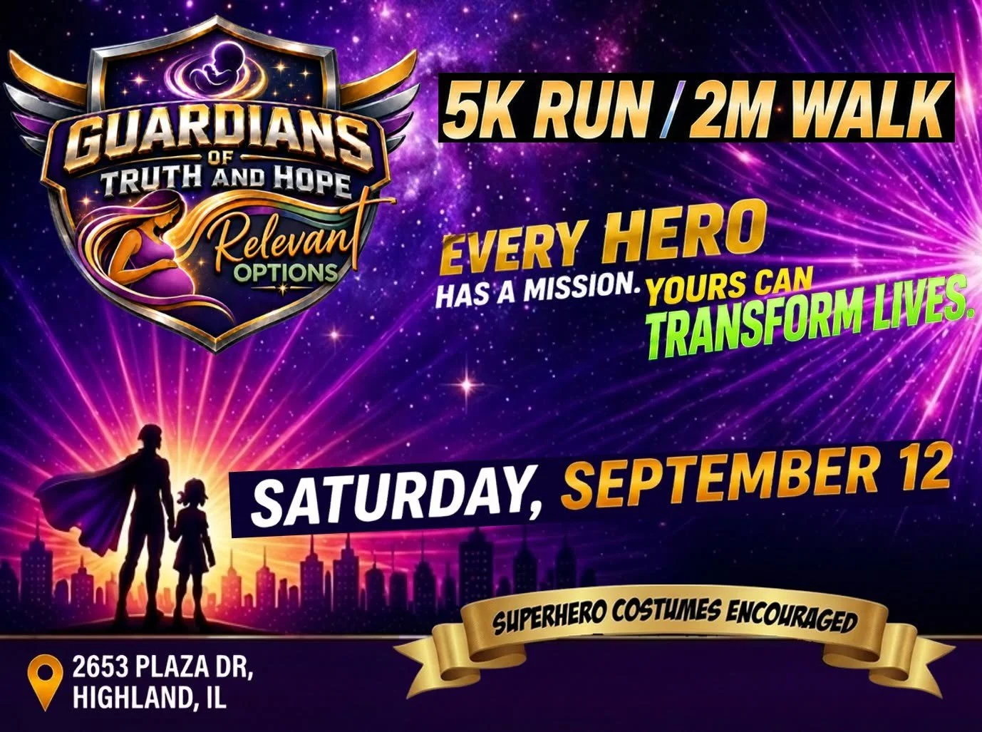 Relevant Pregnancy "Superhero Steps for Life 5K/2M Walk"