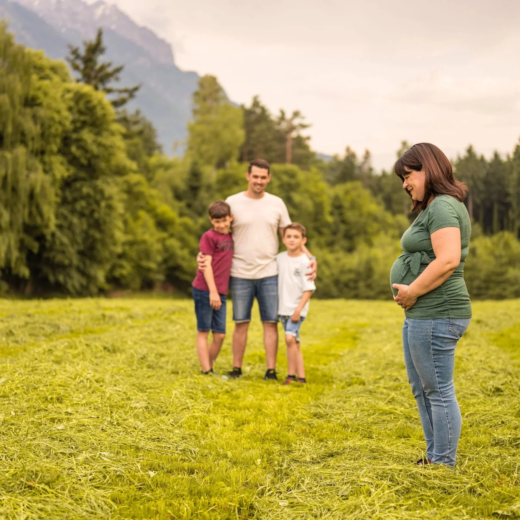 Babybauch Fotografie - unvergesslicher Moment
