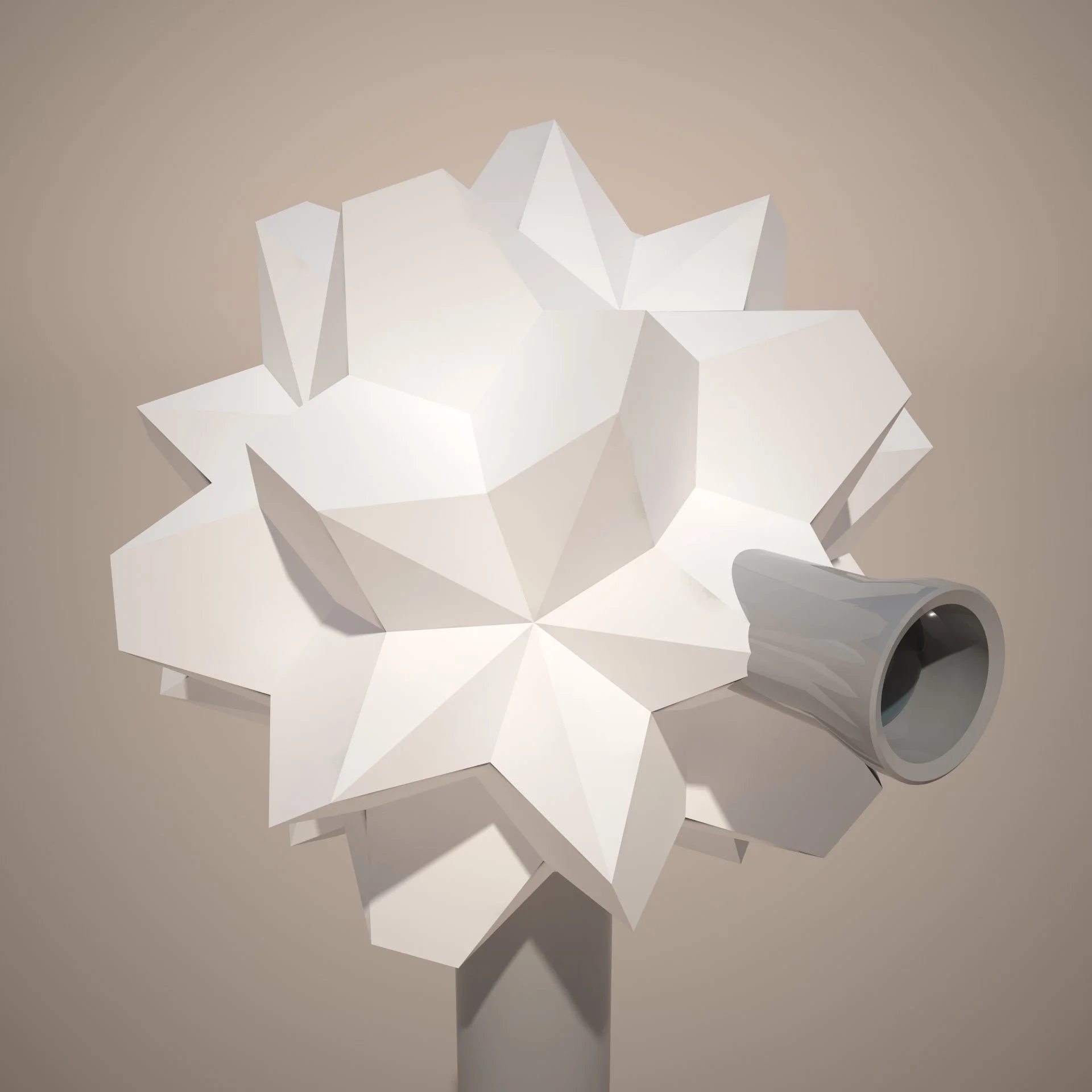 Each of the Opticals looks different on the outside and performs a different visual manipulation when you look through it.