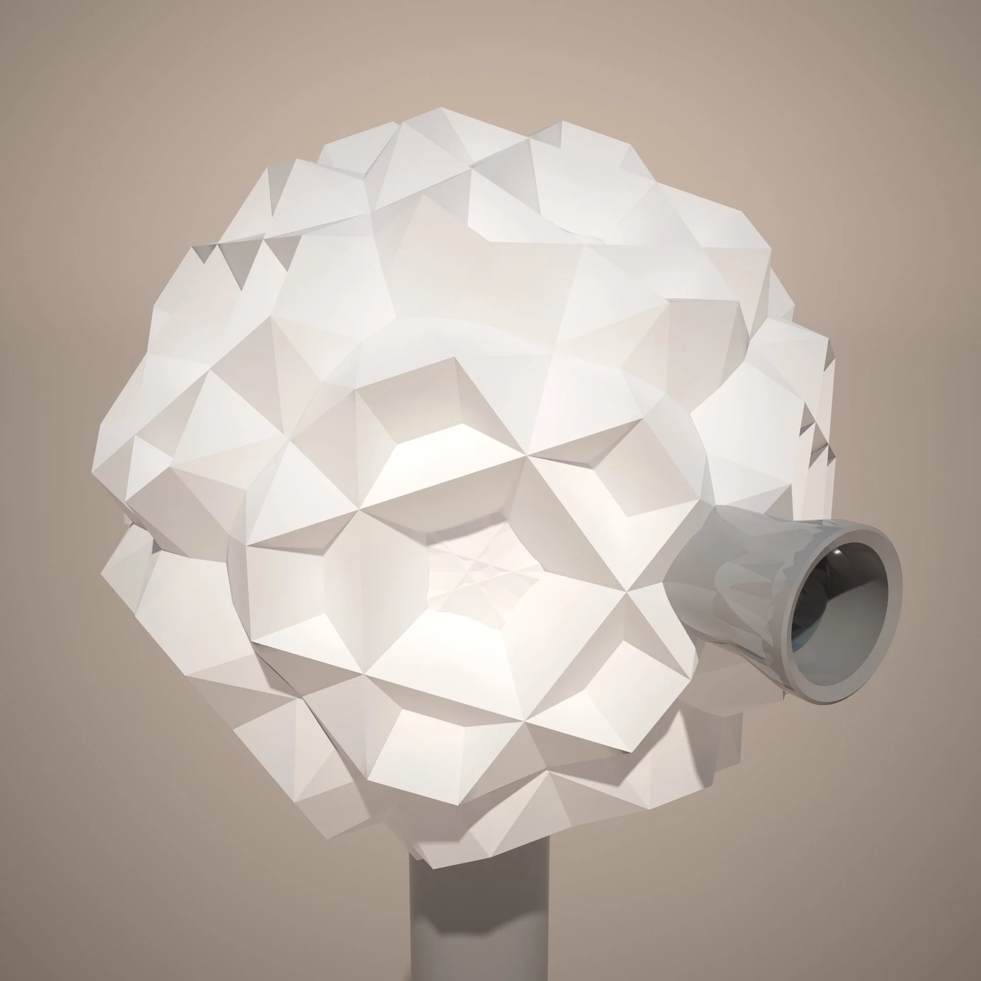 Each of the Opticals looks different on the outside and performs a different visual manipulation when you look through it.