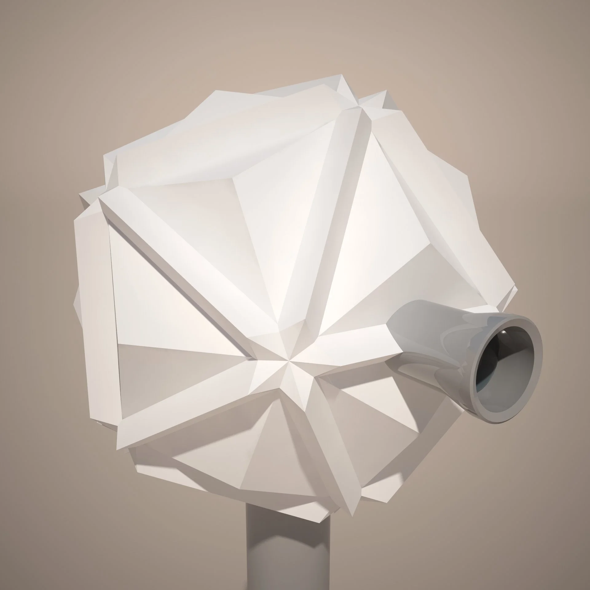 Each of the Opticals looks different on the outside and performs a different visual manipulation when you look through it.