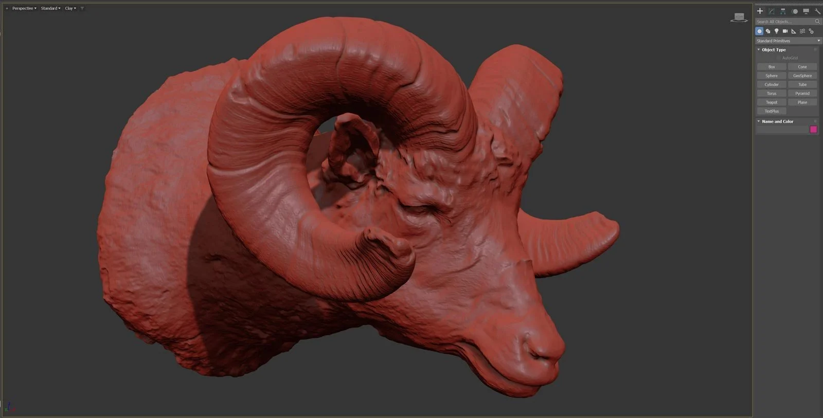 3D digital scans were made of taxidermied animals which were then sliced and modified to be mounted to boulders and to accept the eye insert screens.
