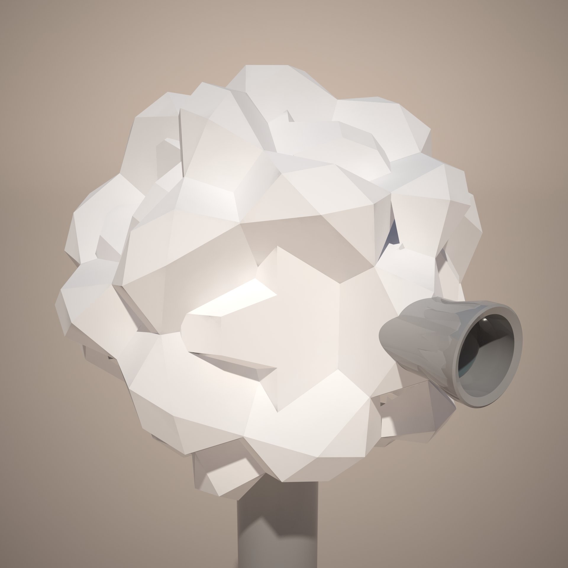 Each of the Opticals looks different on the outside and performs a different visual manipulation when you look through it.