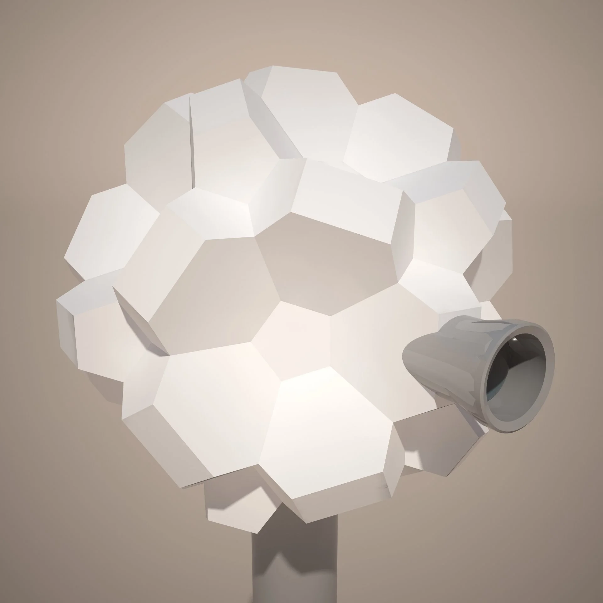 Each of the Opticals looks different on the outside and performs a different visual manipulation when you look through it.