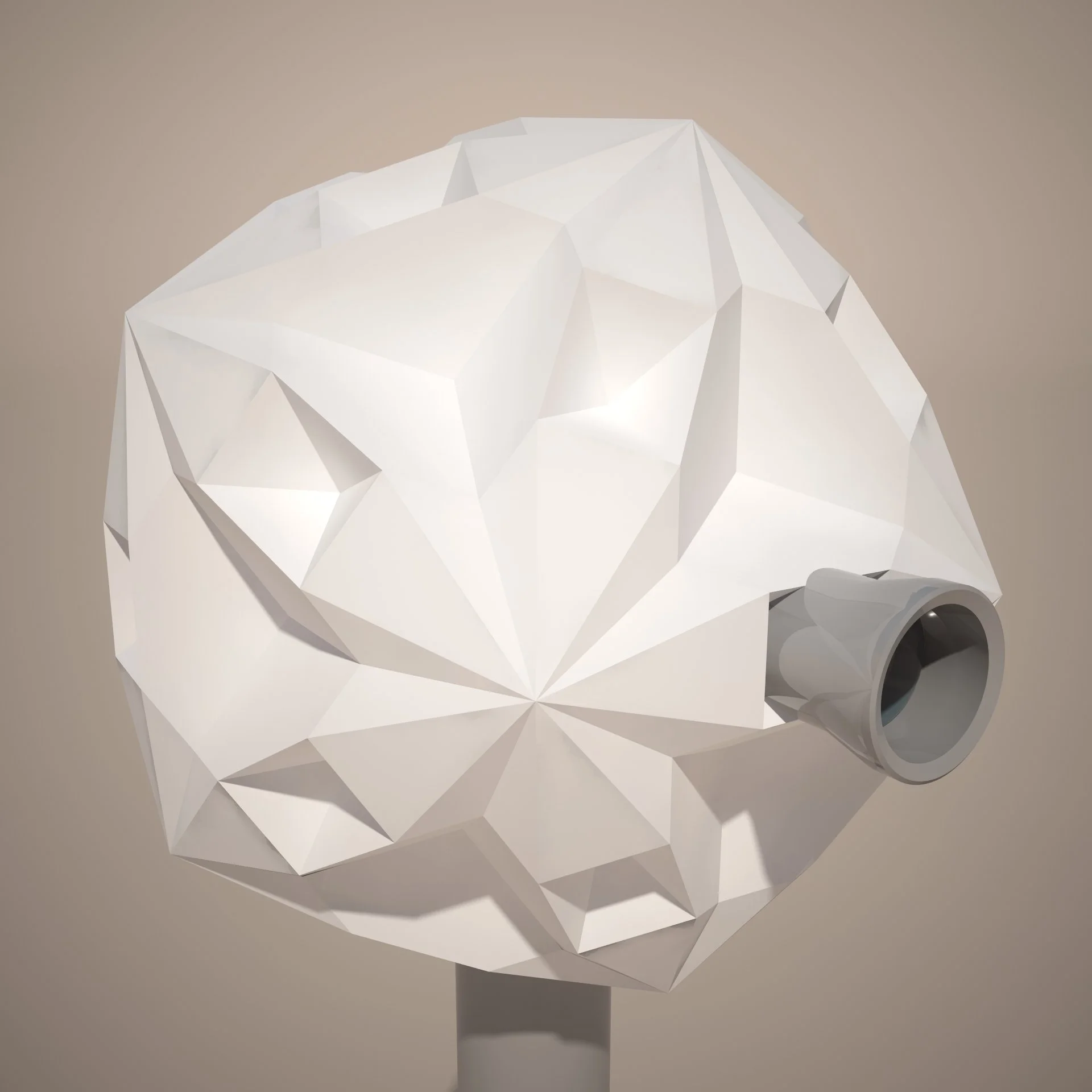 Each of the Opticals looks different on the outside and performs a different visual manipulation when you look through it.