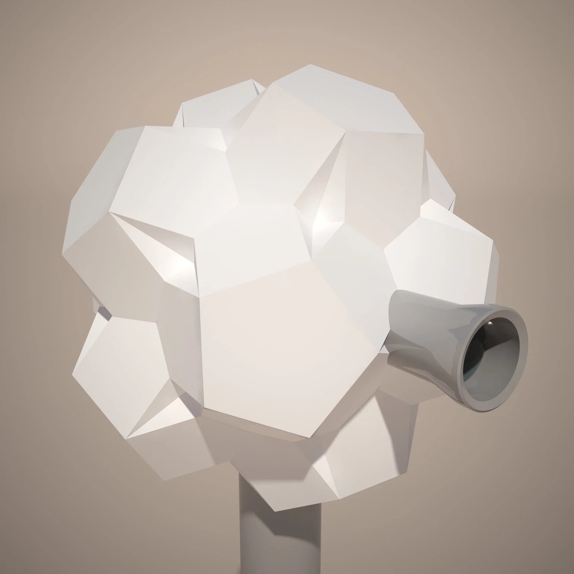 Each of the Opticals looks different on the outside and performs a different visual manipulation when you look through it.