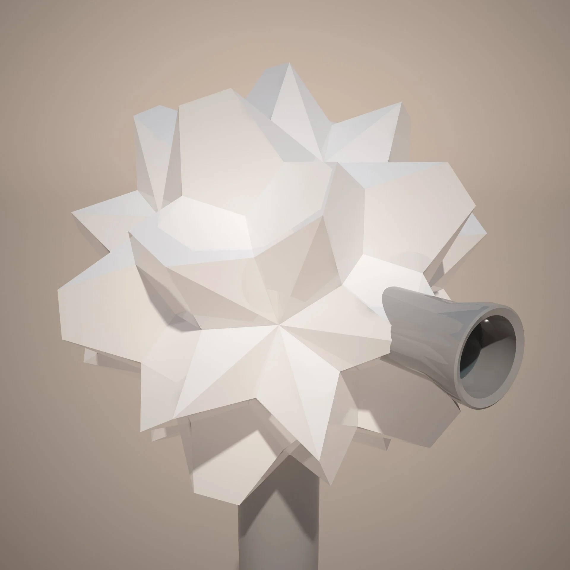 Each of the Opticals looks different on the outside and performs a different visual manipulation when you look through it.