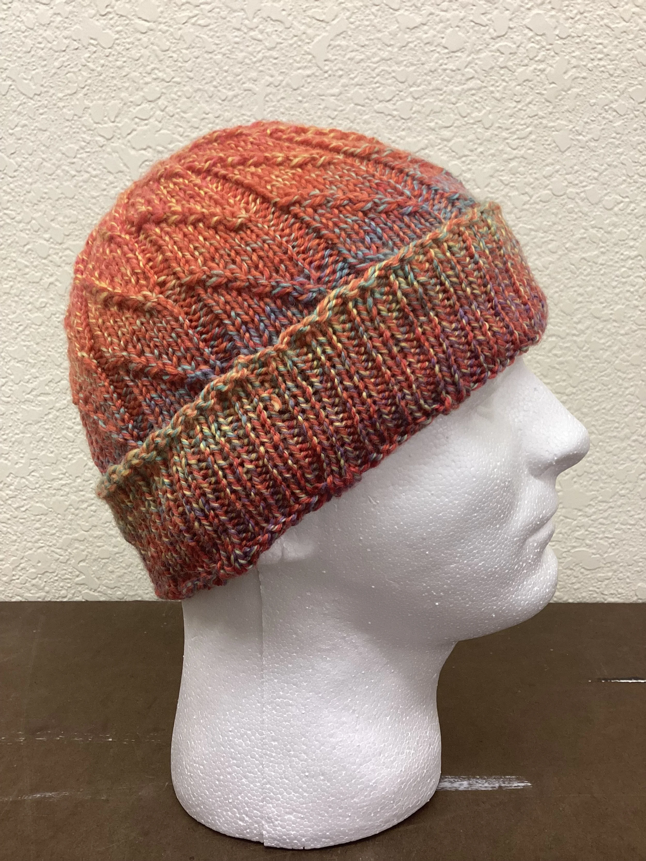 Orange Fade Twist Hat