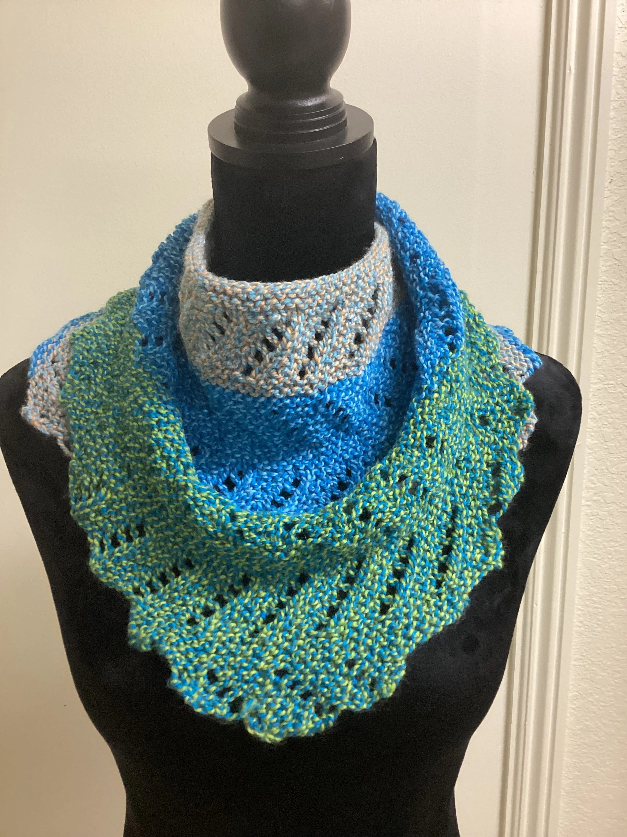 Crazy Diagonal Bandana Cowl