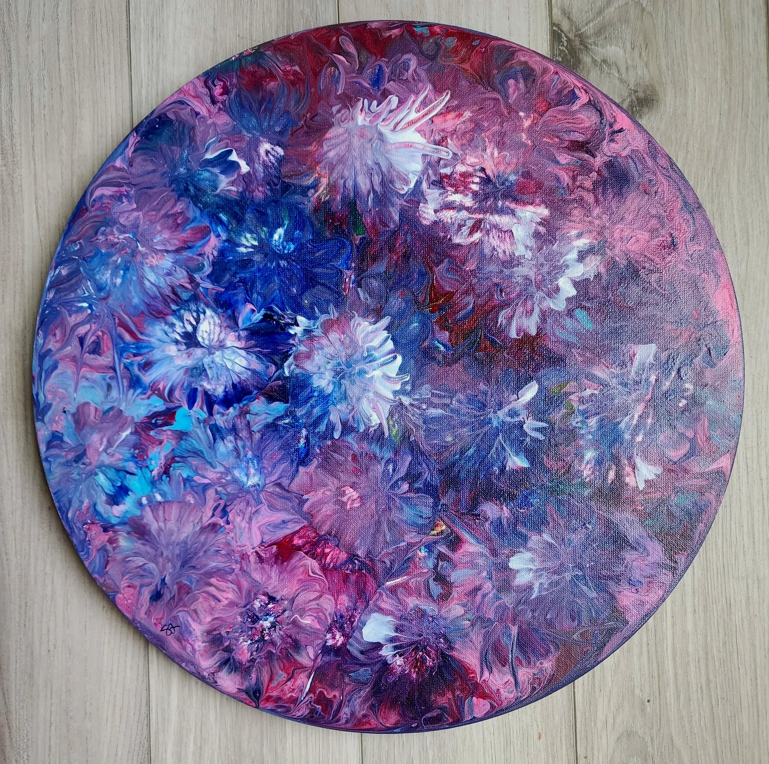 Vivid Floral Abstract - #1