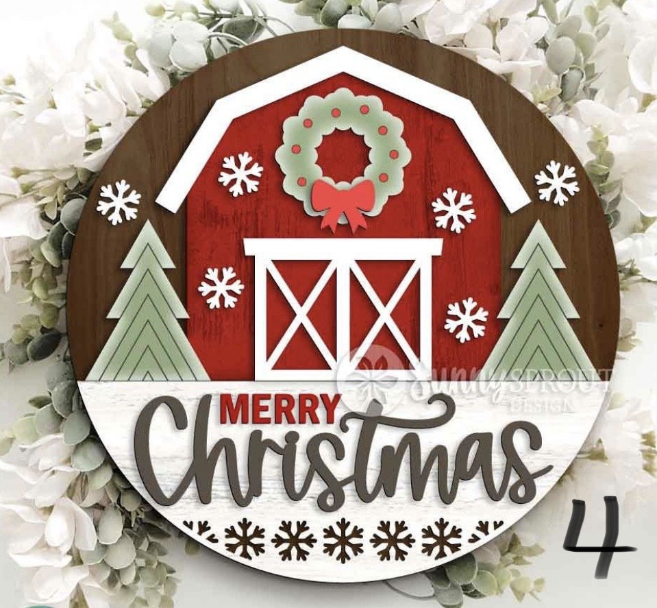 DIY Wood Sign Kit - Winter & Christmas Designs