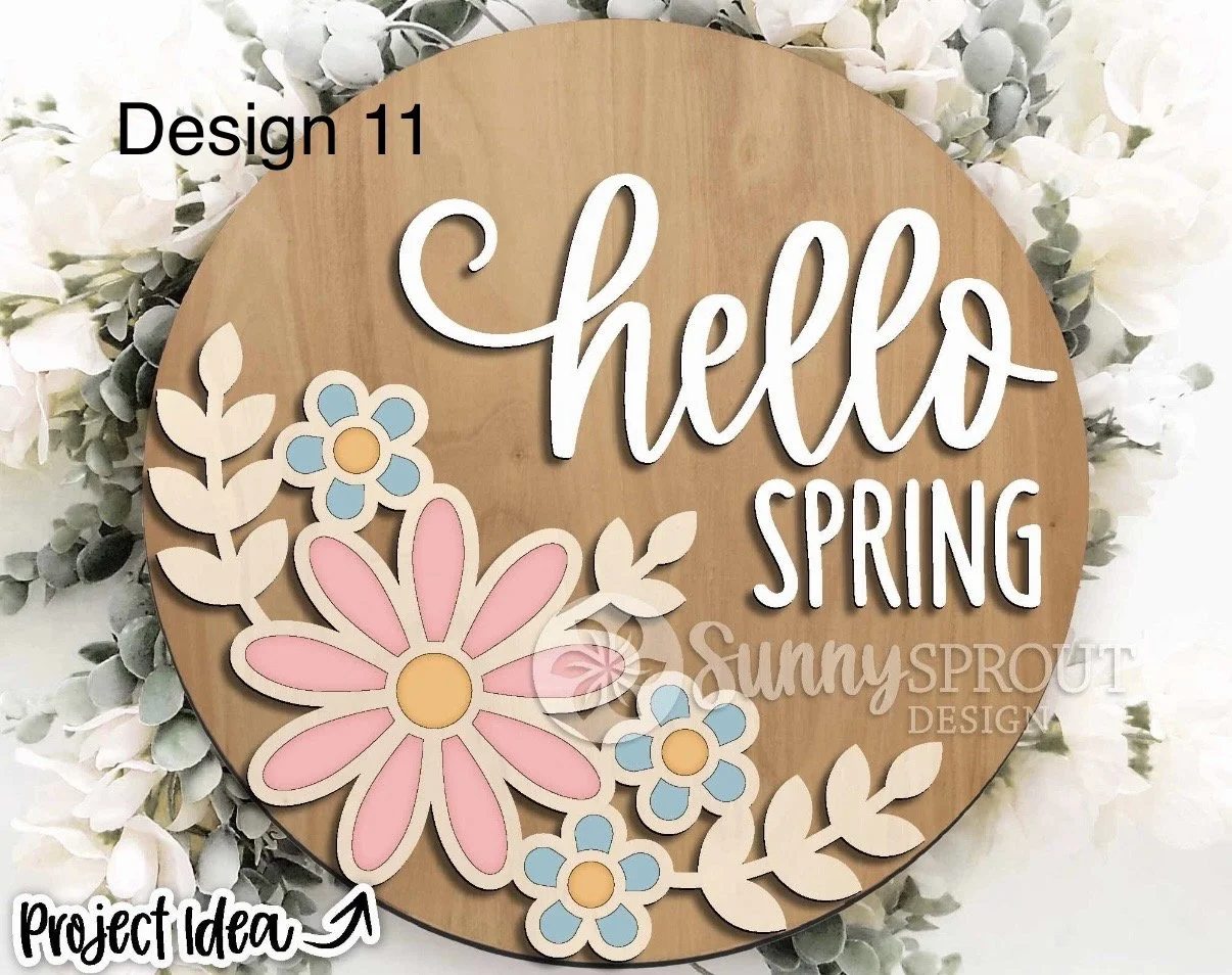 DIY Wood Sign Kit - Spring Designs