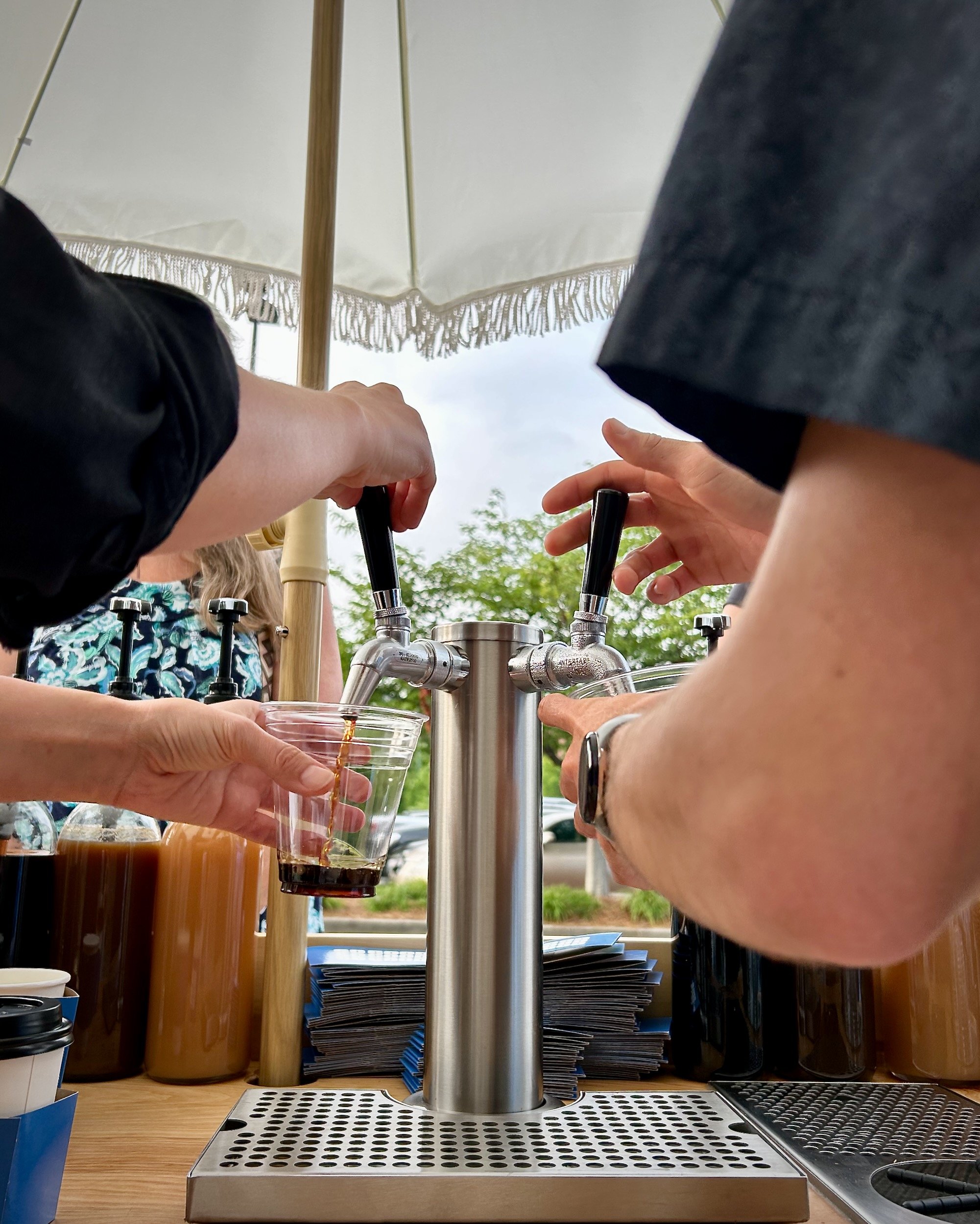 coffee tap system serving large volume event East Tennessee