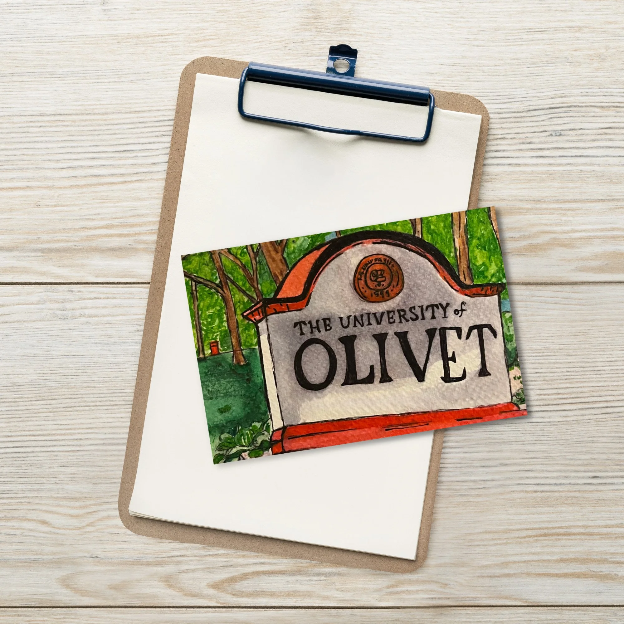 University of Olivet Postcard