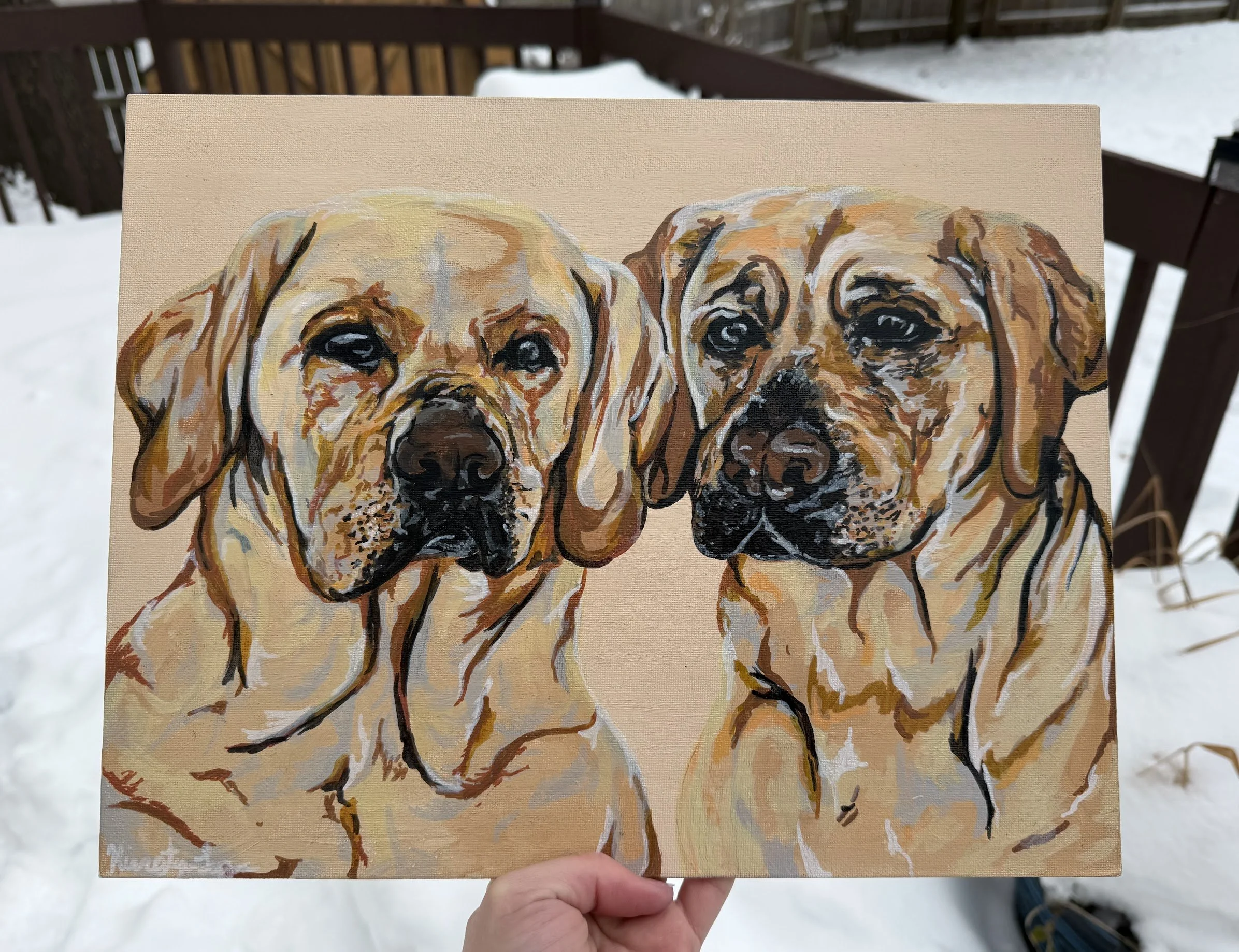 Acrylic Pet Portrait