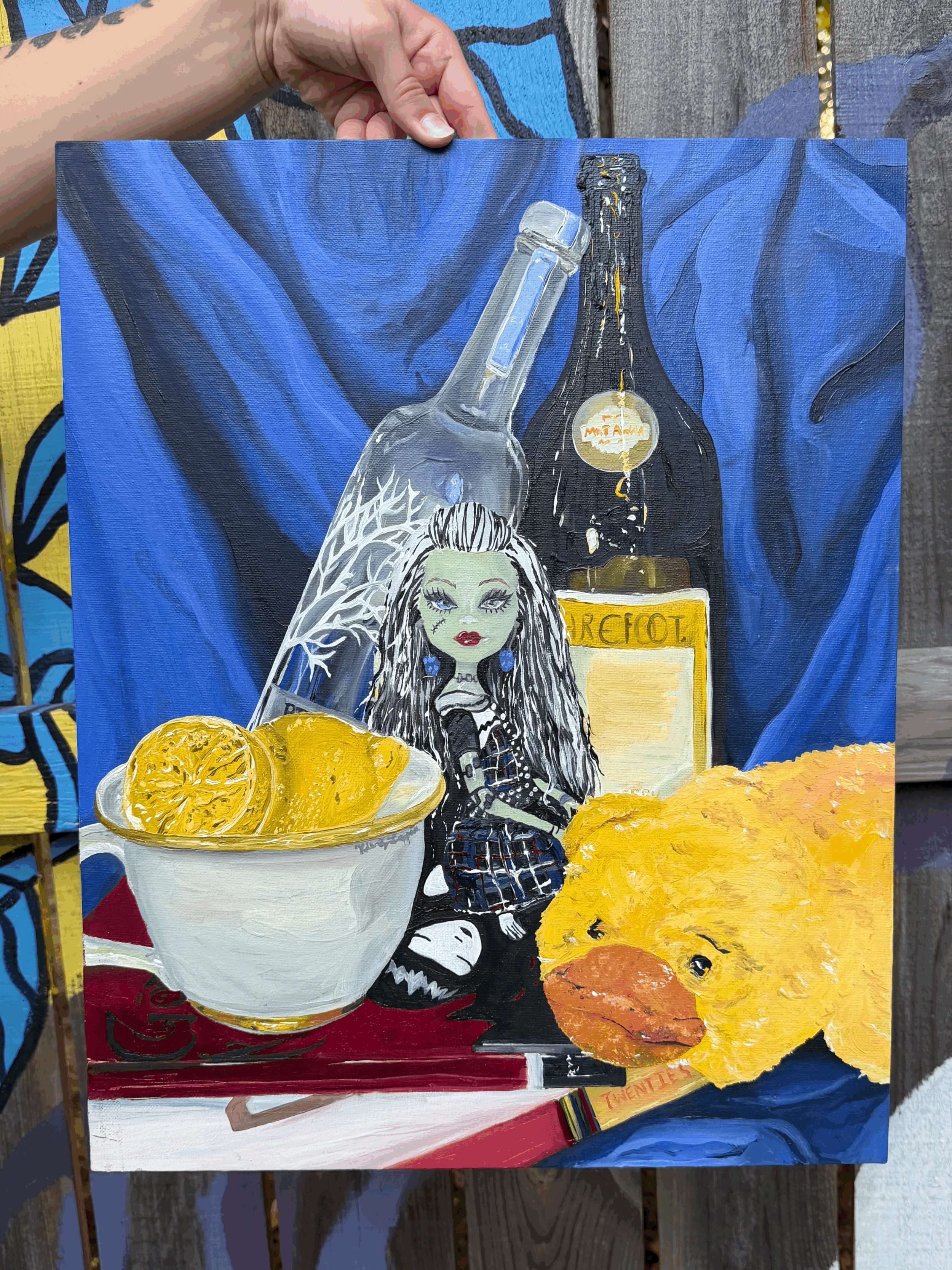 Original "Then and Now" 16x20 in