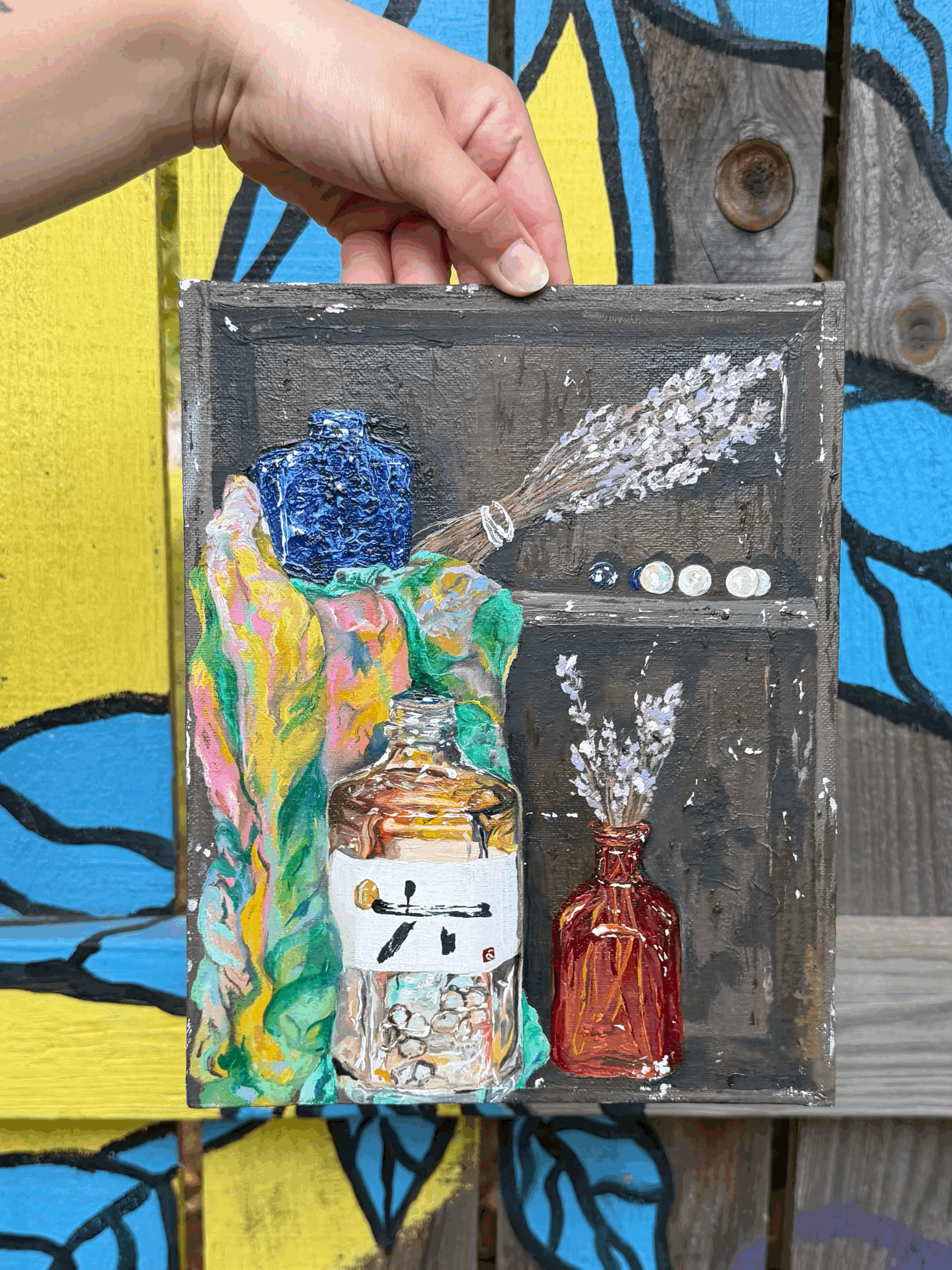 Original "Colorful Still Life" 8x10 in