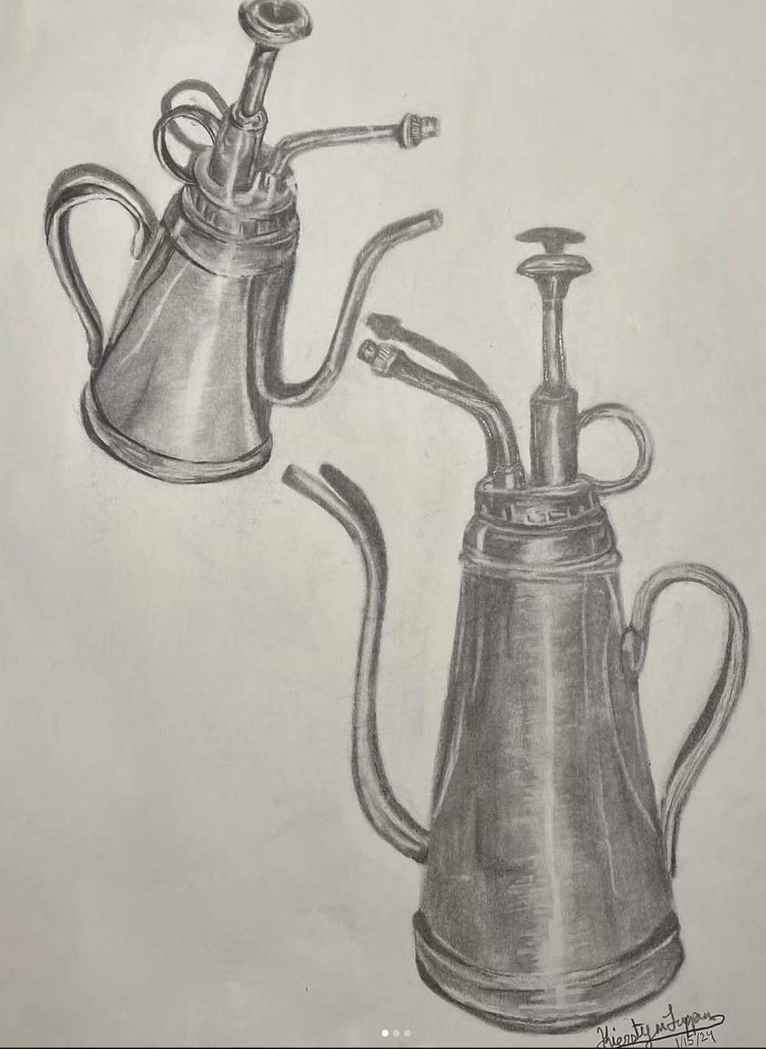Simple Object Drawing - A drawing of a simple object to practice shading with graphite and use of light.