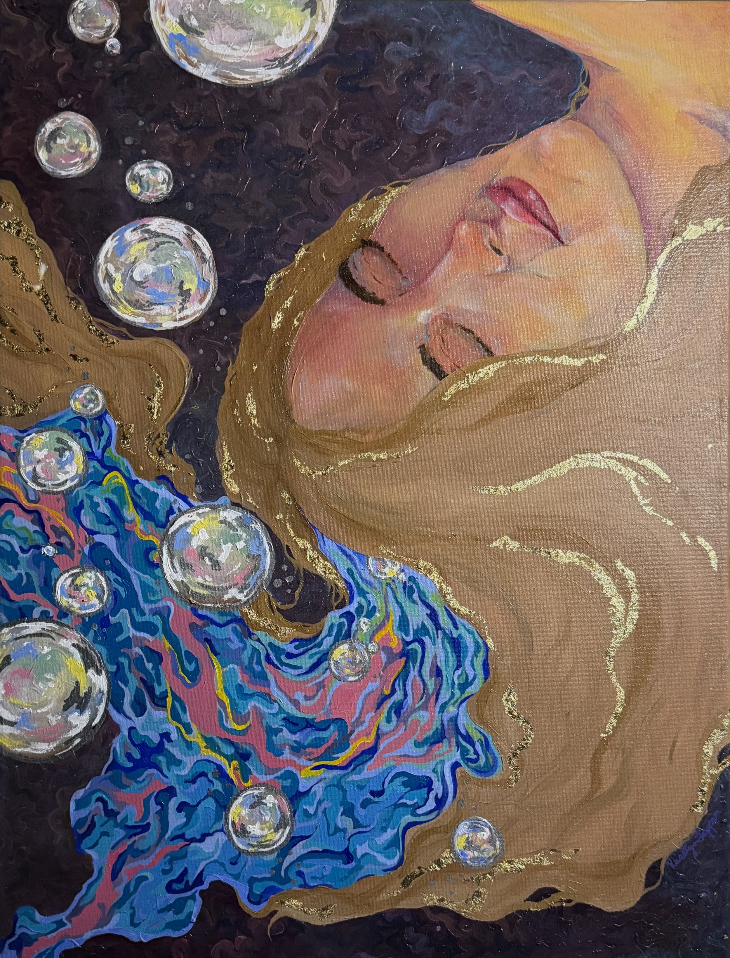 Print "Bubbles for Brains"