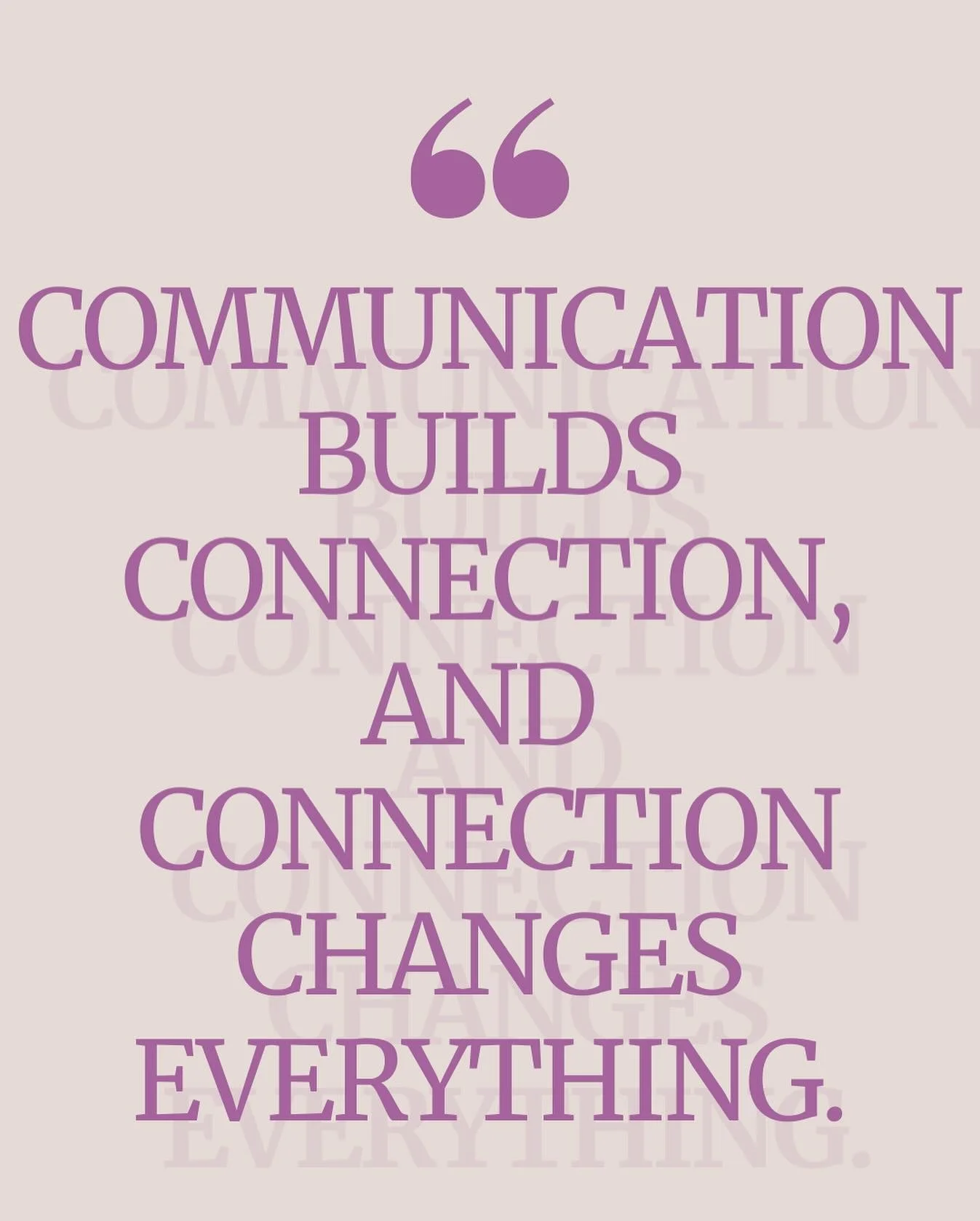 Communication builds connection &mdash; and connection changes everything. 💬🫶

It&rsquo;s at the heart of everything we do.

When children feel connected, they learn, grow, and communicate with confidence &mdash; not just in therapy, but in everyda