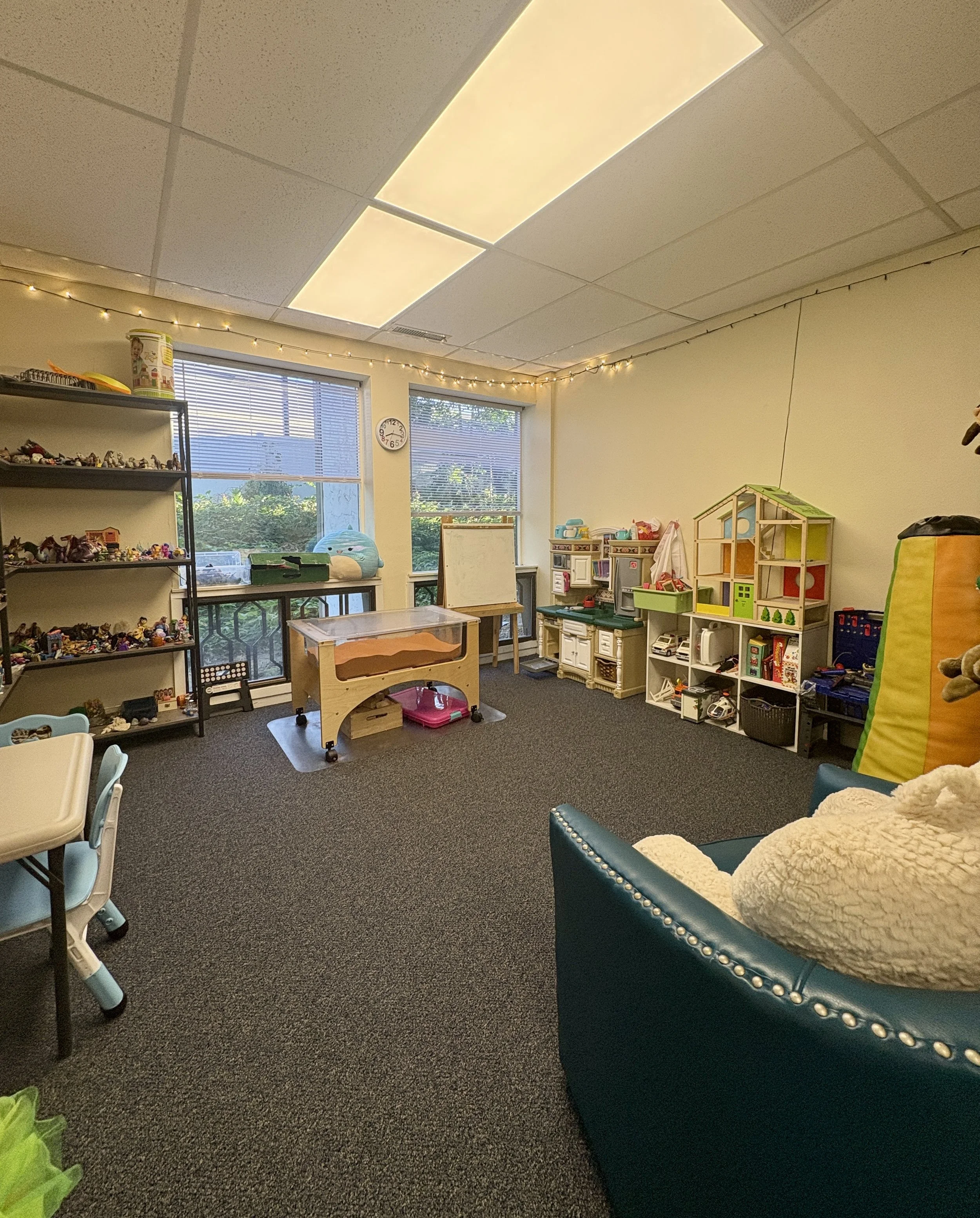 Large play rooms and a welcoming layout