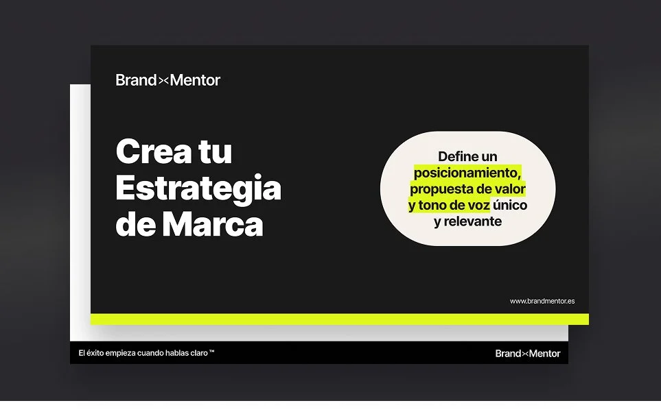 Plantilla estrategia de marca de BrandMentor