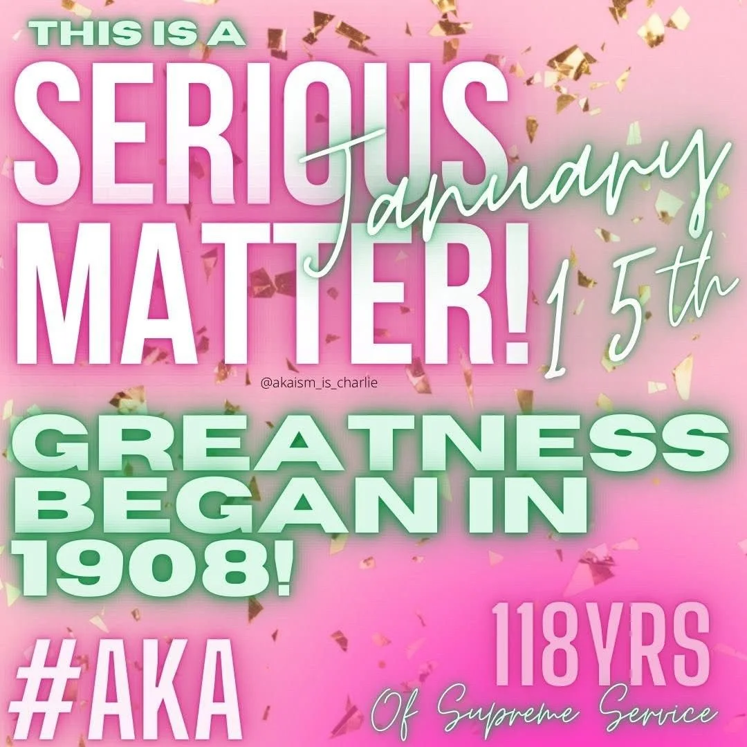 Happy Founder's Day to all of my sisters of Alpha Kappa Alpha Sorority, Incorporated!!

#SweetAlphaPi
#CAU
#Fall97
#SilverSoror