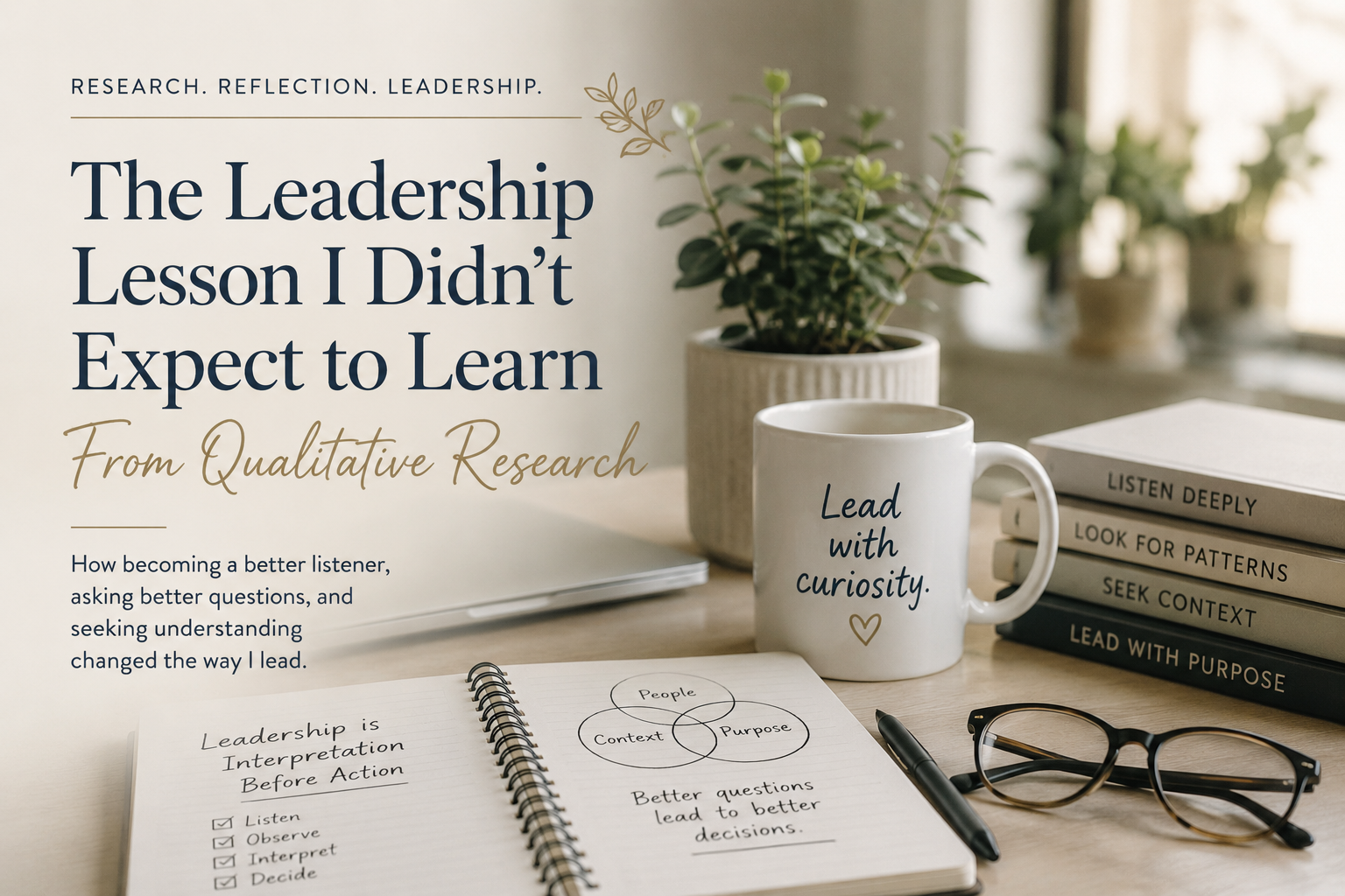 The Leadership Lesson I Didn't Expect to Learn From Qualitative Research