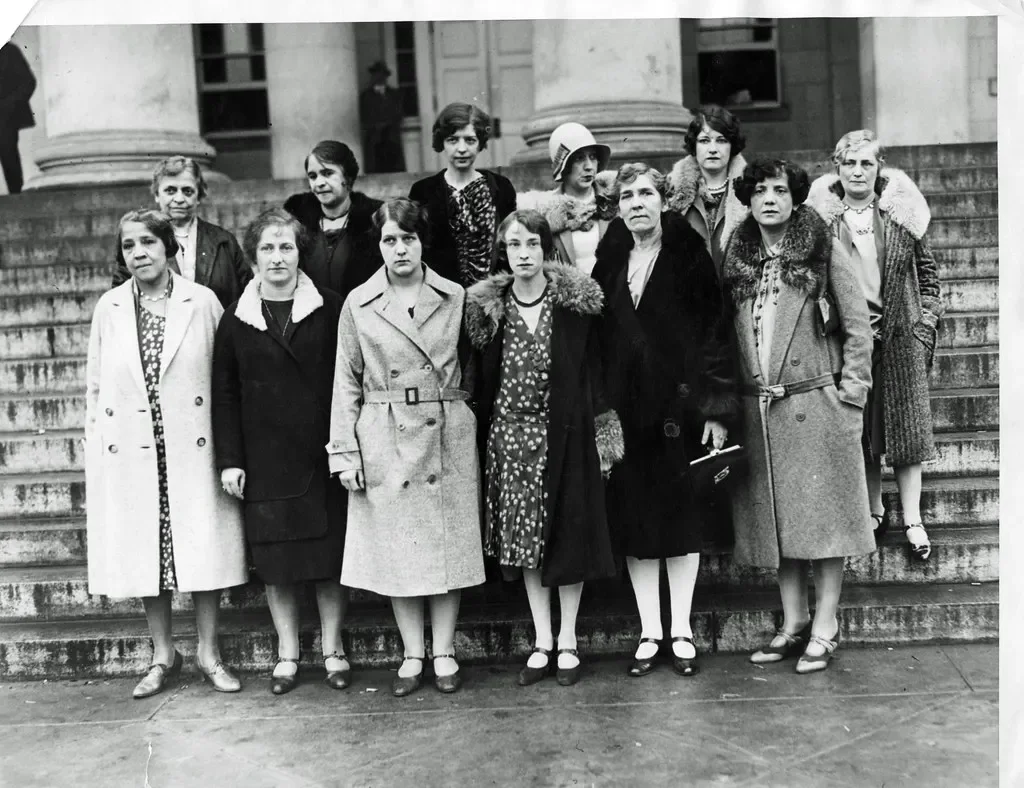 First all-women jury. Washington DC, 1929.