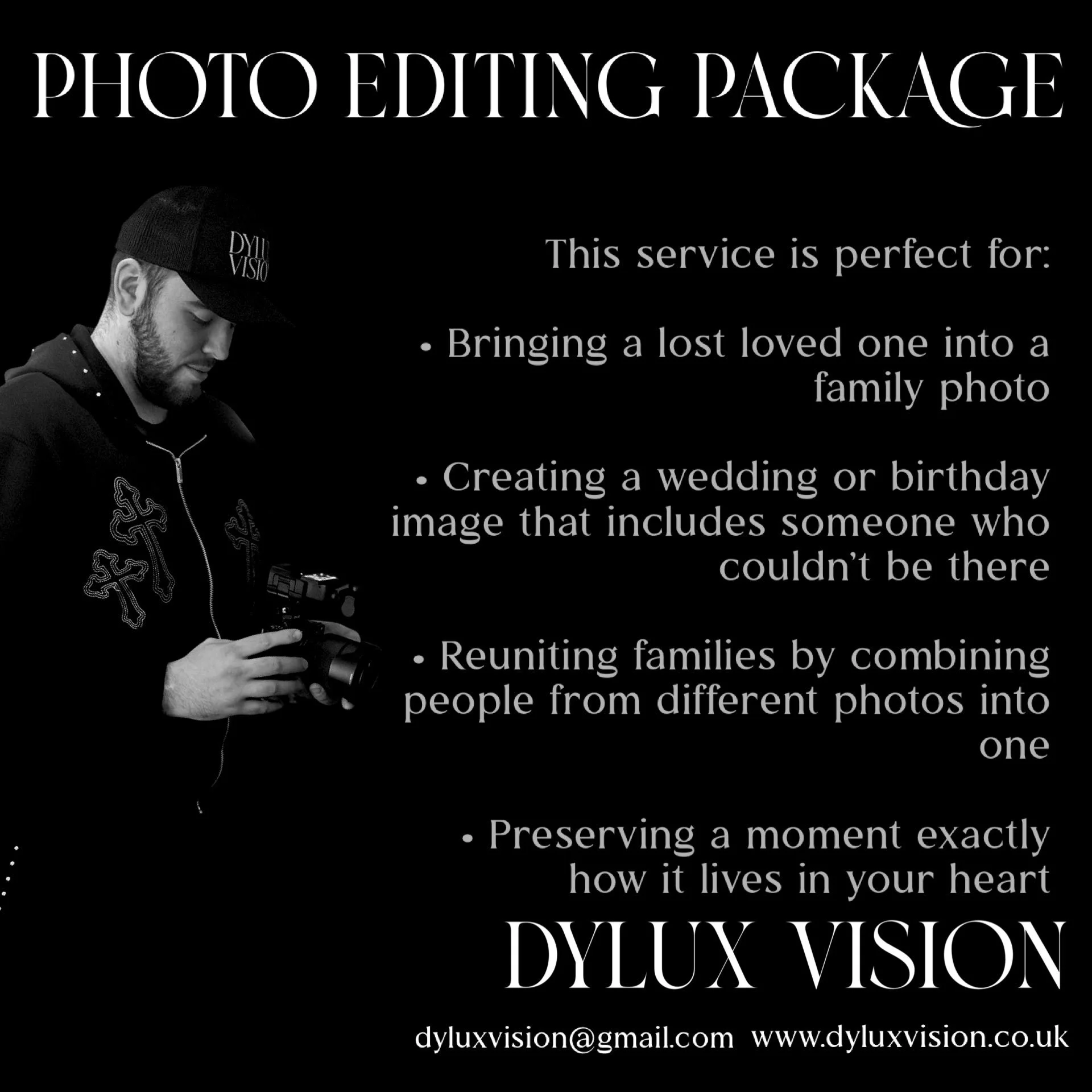 Photo Editing Package (Digital picture)