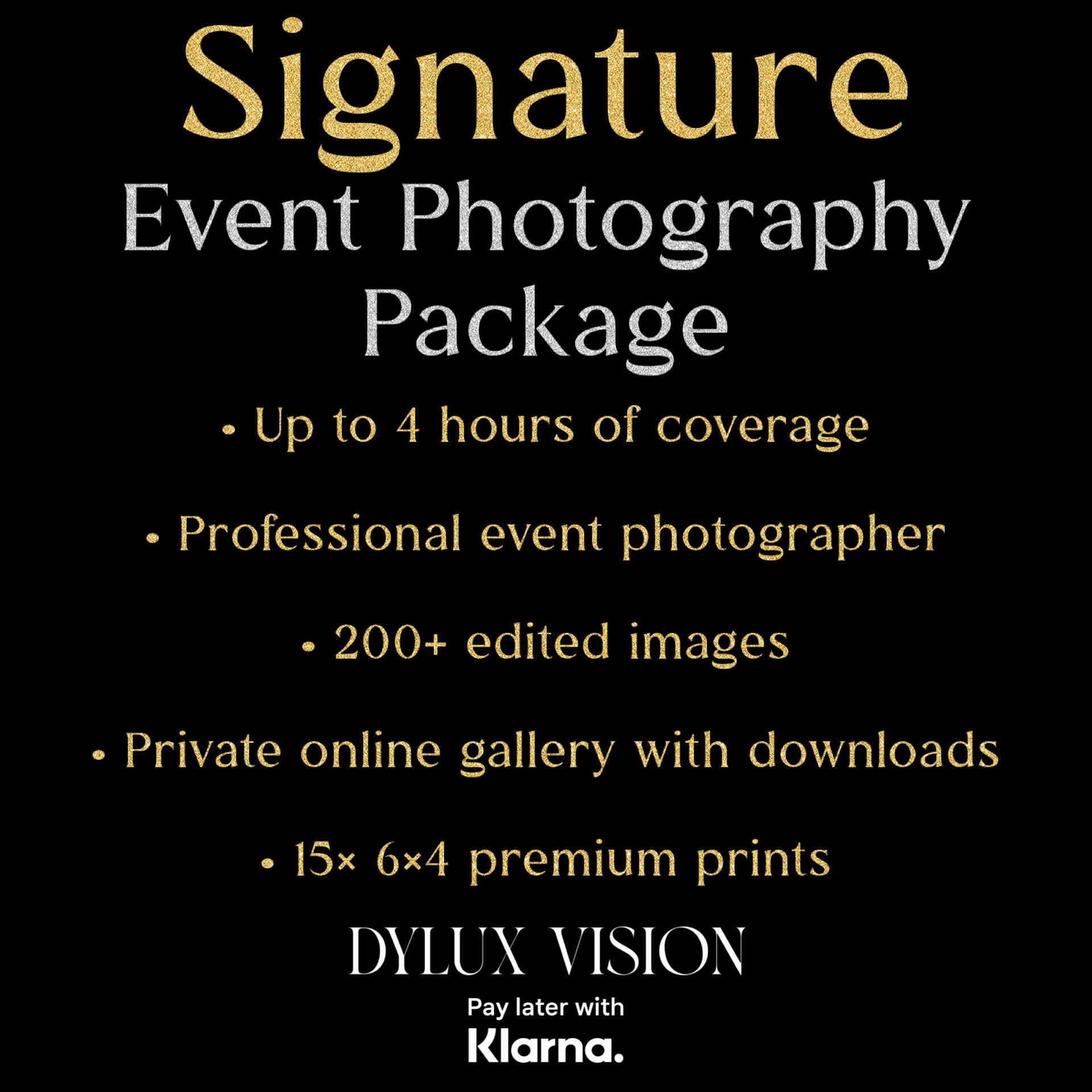 SIGNATURE EVENT PHOTOGRAPHY