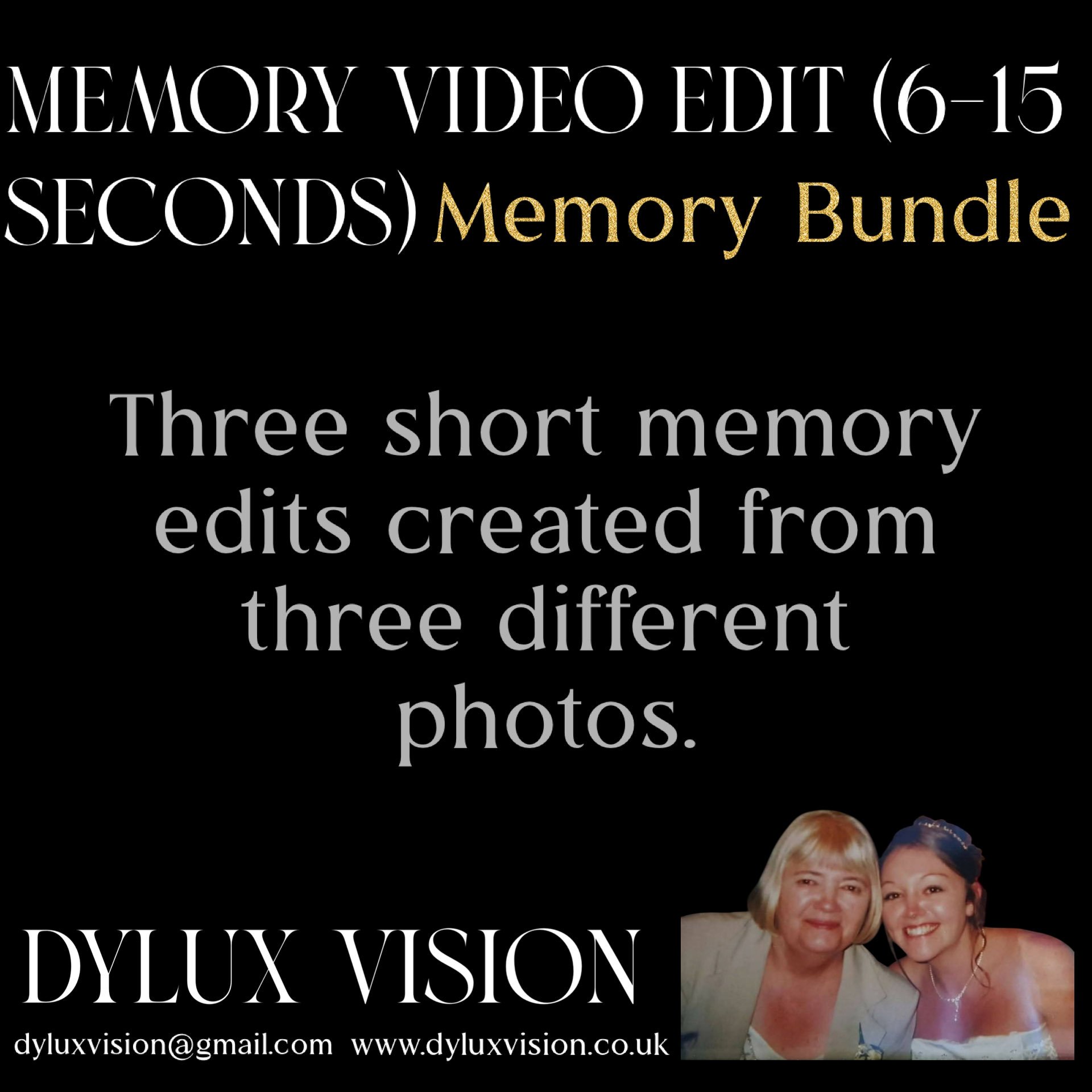 Short Memory Video Edit - Memory Bundle (x3)