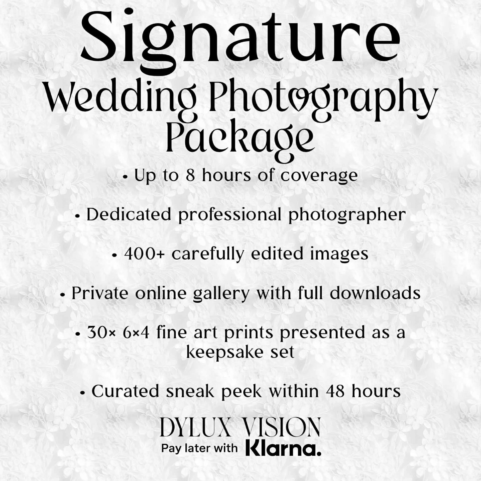 SIGNATURE WEDDING PHOTOGRAPHY