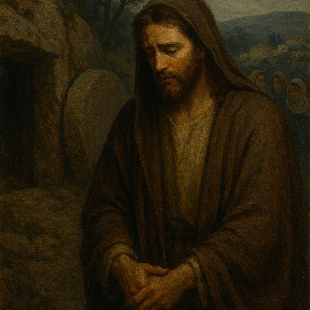 &ldquo;And Jesus wept.&rdquo; &mdash; John 11:35 (KJV).

The shortest verse, the deepest compassion. At the tomb in Bethany, Jesus shares in sorrow with Lazarus's sisters, before He calls life from death. 

www.livingwordbibles.com

#John1135 #jesusw