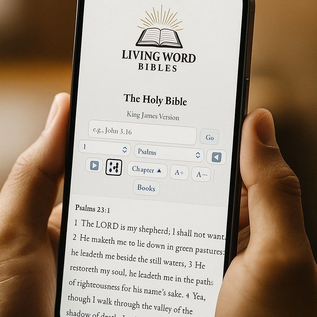 Now Available! The LWB Bible App. Beautifully Formatted to Bring God's Word to Life on Any Device. Optimized for iOS &amp; Android.

www.livingwordbibles.com/ios

#god #jesuschrist #bible #bibleverse #biblestudy #biblequotes #christianity #livingword