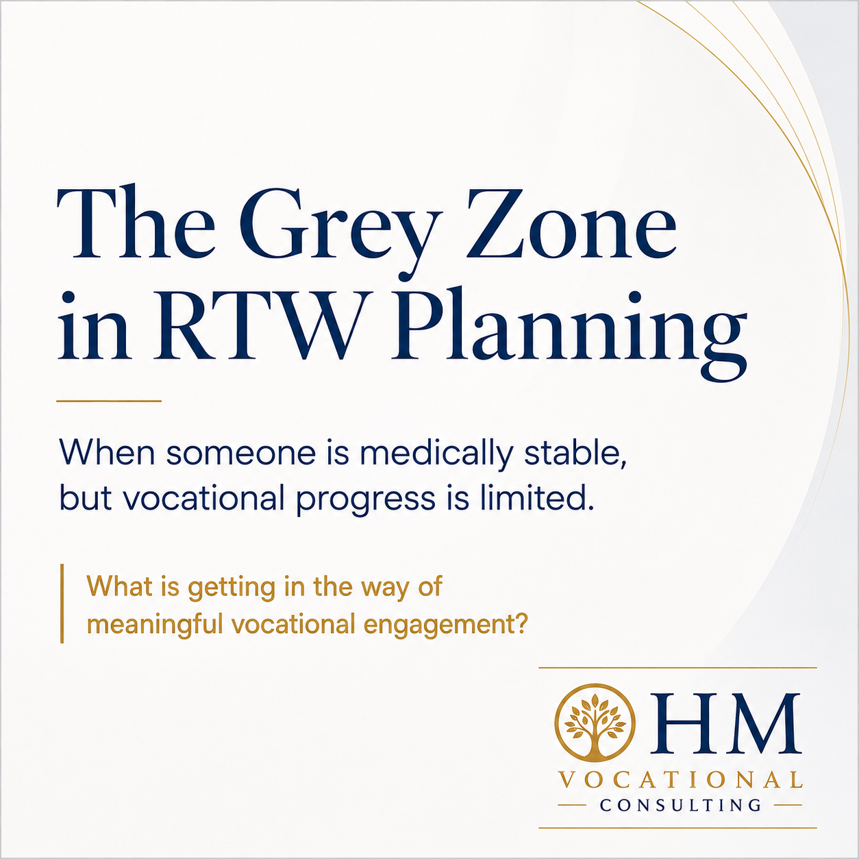 The Grey Zone in Return-to-Work Planning: When Capacity, Readiness, and Engagement Do Not Line Up