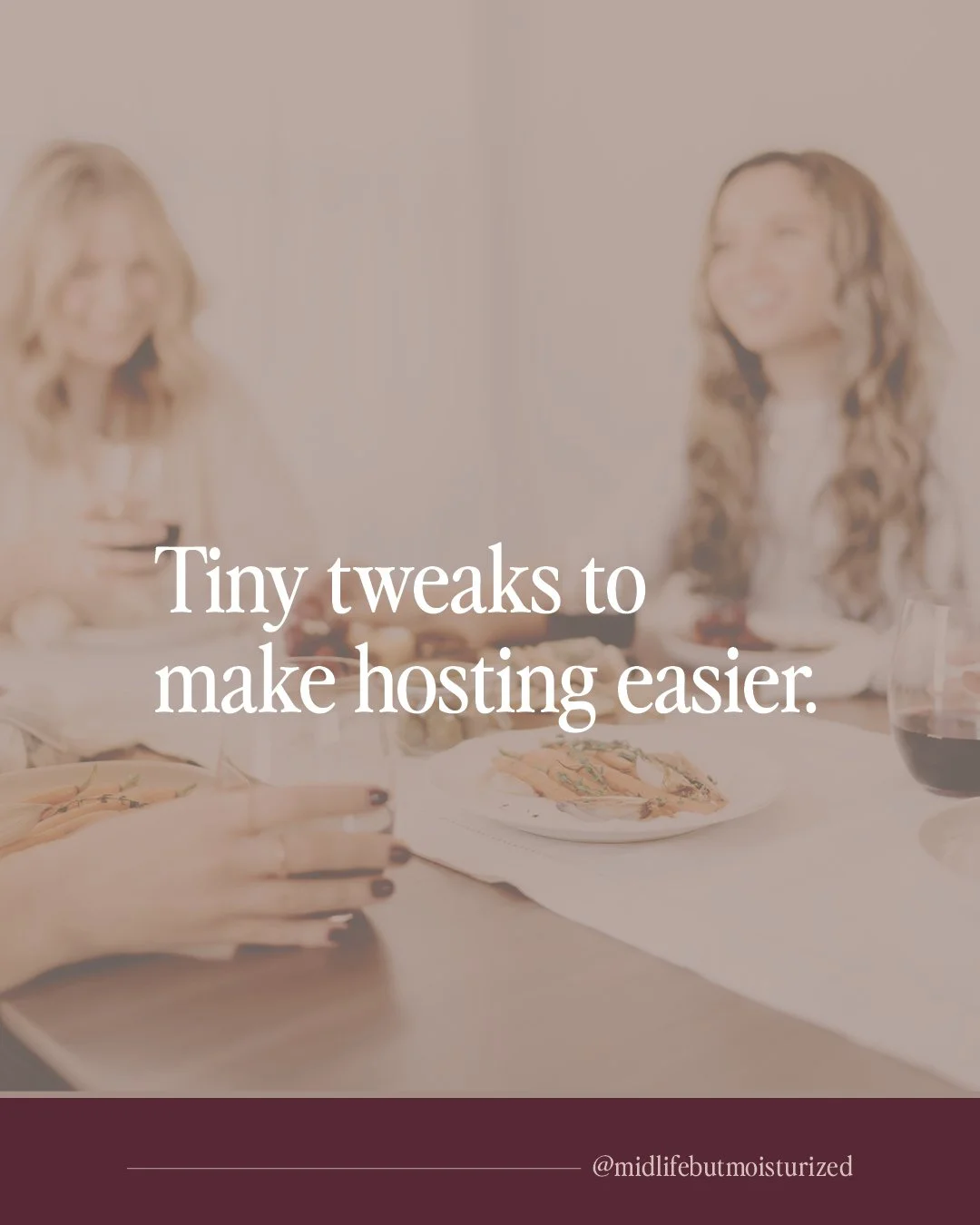 Because a joyful host is the best d&eacute;cor.⁠
⁠
⁠
⁠
#LightBrightLiving #SoftLife #MidlifeWomen #HolidaySurvival  #MidlifeBoundaries #SelfCareSeason #HolidayPrep