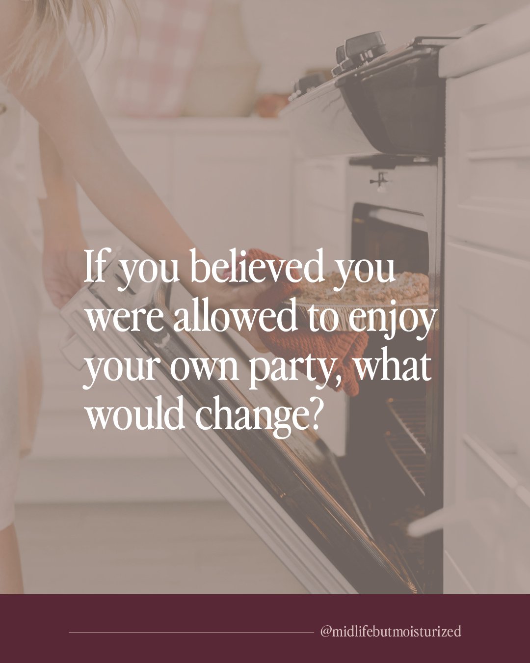 Let&rsquo;s normalize hosts having fun too. 💛⁠
⁠
⁠
⁠
#SelfLoveInMidlife #RestIsProductive #MidlifeReflection