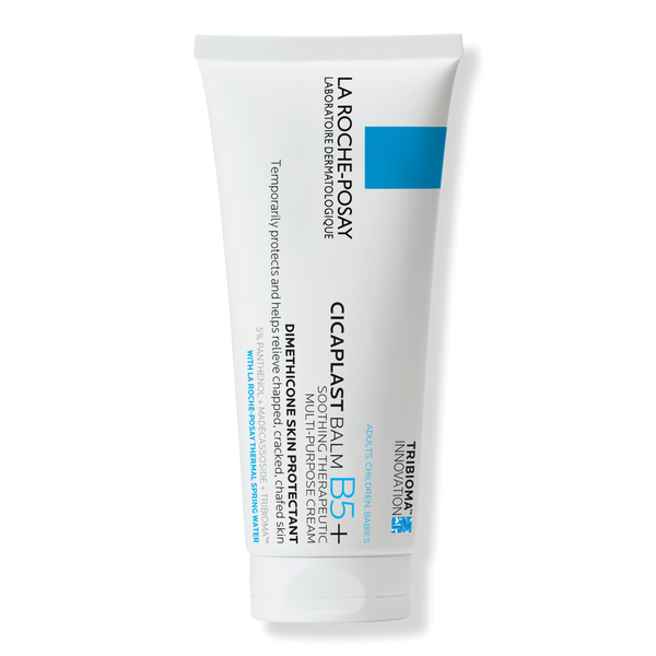 La Roche-Posay Cicaplast Balm B5+ tube — panthenol and madecassoside barrier repair for dry reactive skin