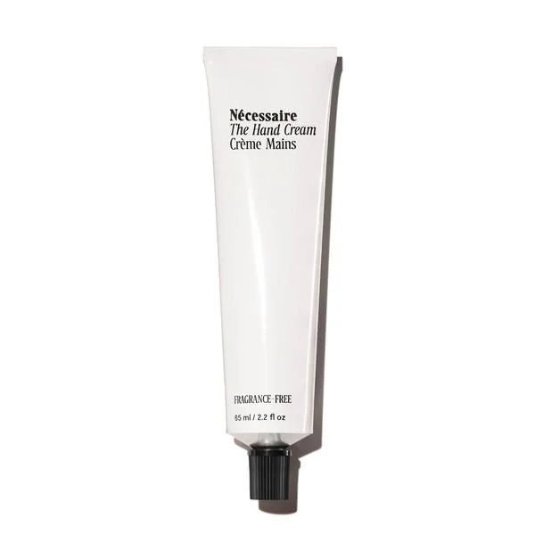 Nécessaire The Hand Cream fragrance-free tube — ceramides and peptides for dry skin barrier repair