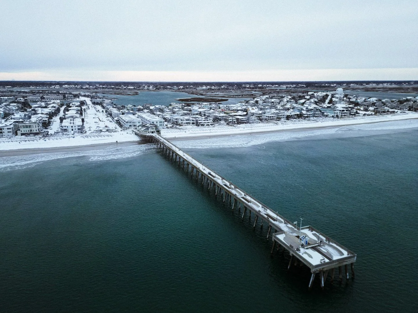 Snowfall has made it&rsquo;s way to Wrightsville Beach