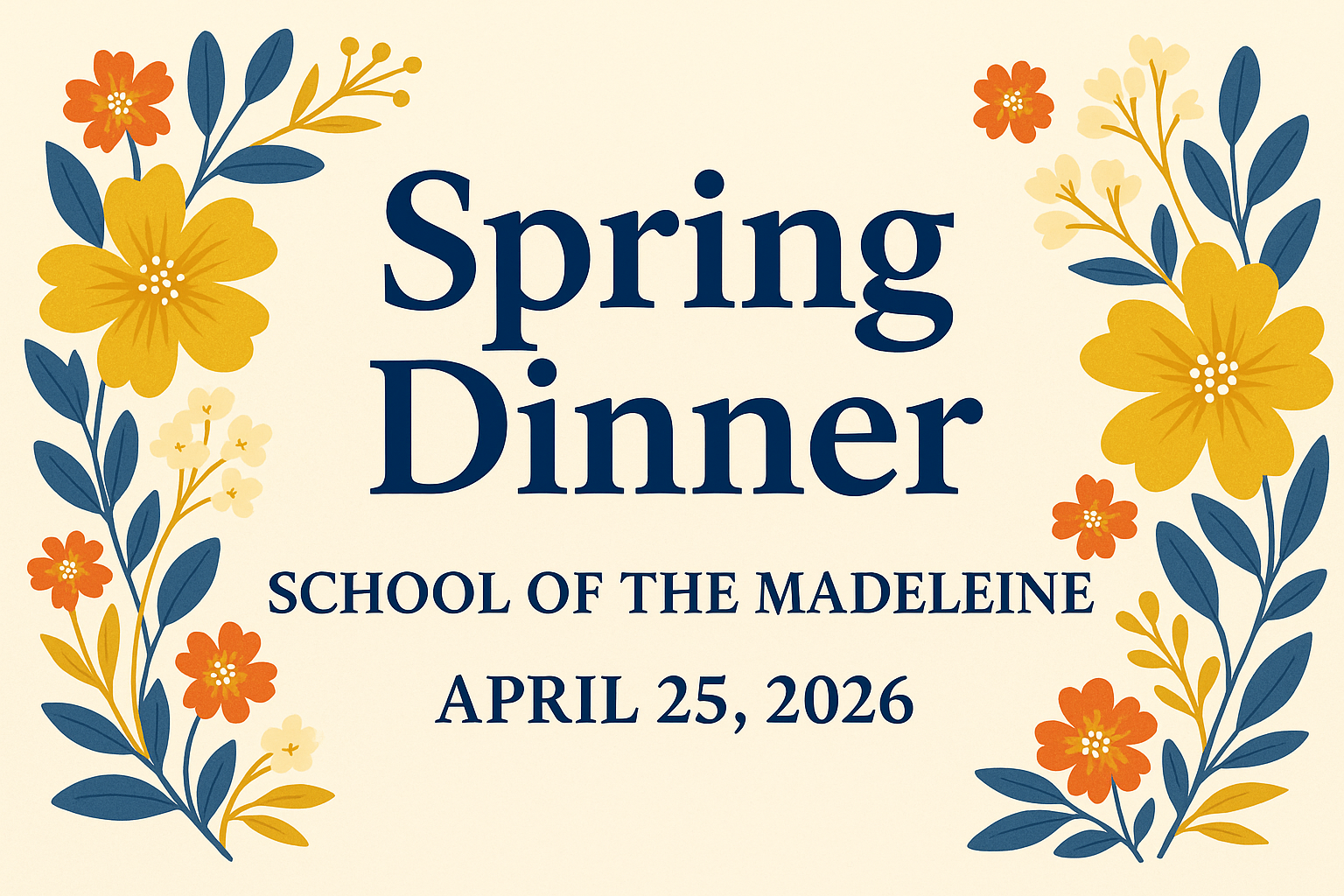 Spring Dinner 2026 Ticket
