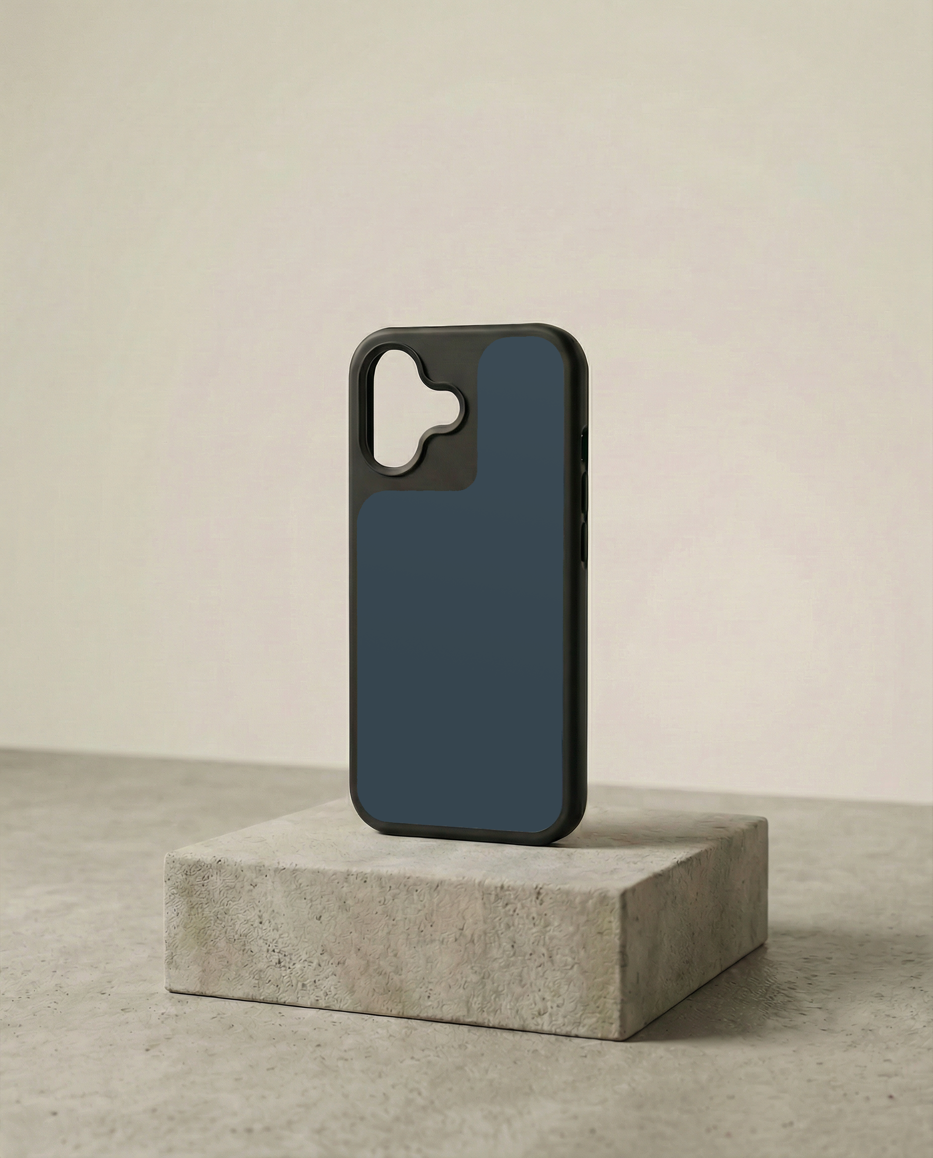 "Charcoal Gray" Solid Back